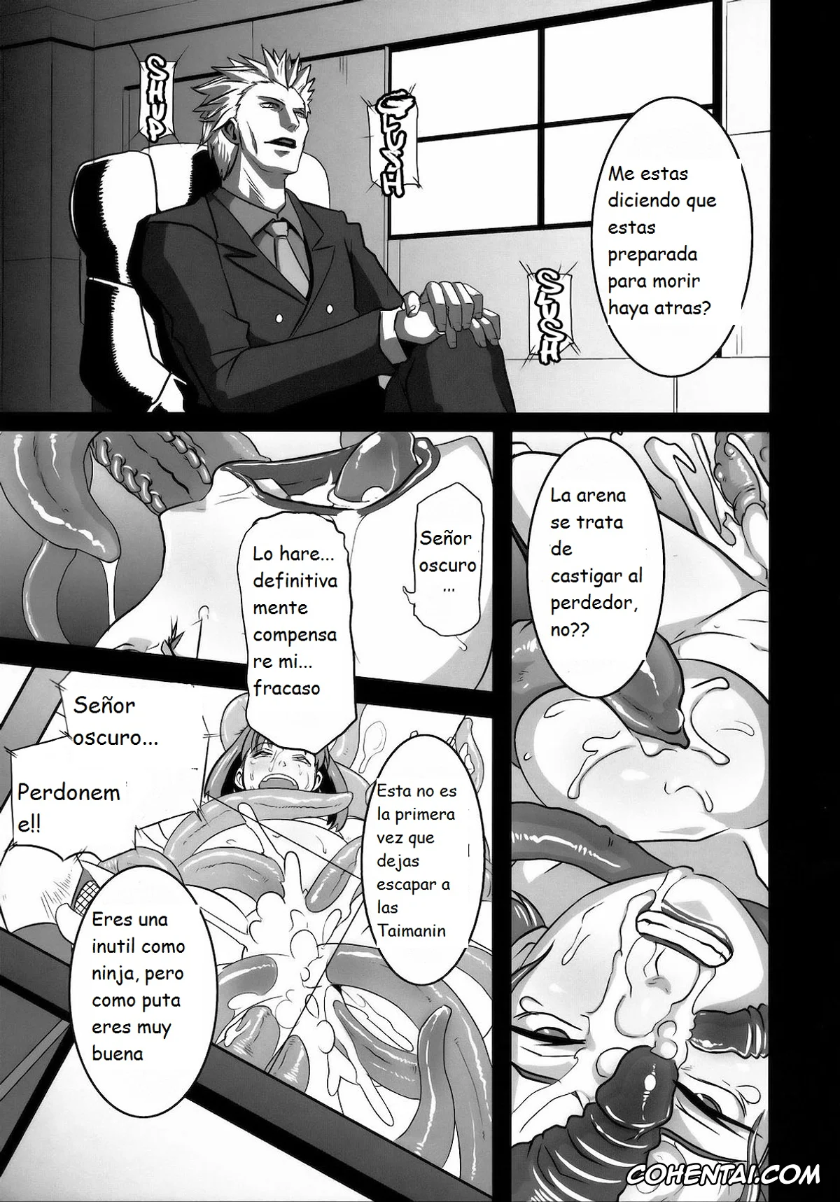 Taimanin Asagi hentai, Oboro hentai, Akujobon (Taimanin Asagi), pagina 39
