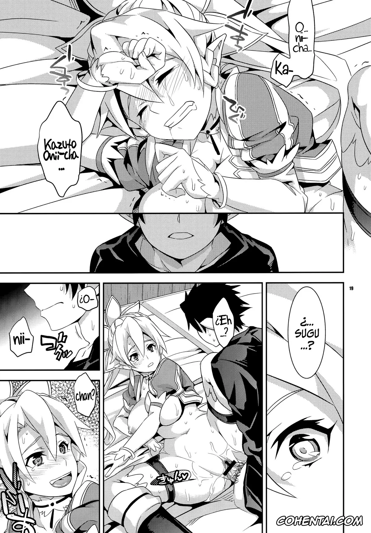 Sword Art Online hentai, Kazuto Kirigaya | Kirito hentai, Lyfa | Leafa hentai, Suguha Kirigaya hentai, C9-03 Suguha to Lyfa to Oniichan no Shiawase Kazoku Keikaku (Sword Art Online), pagina 18