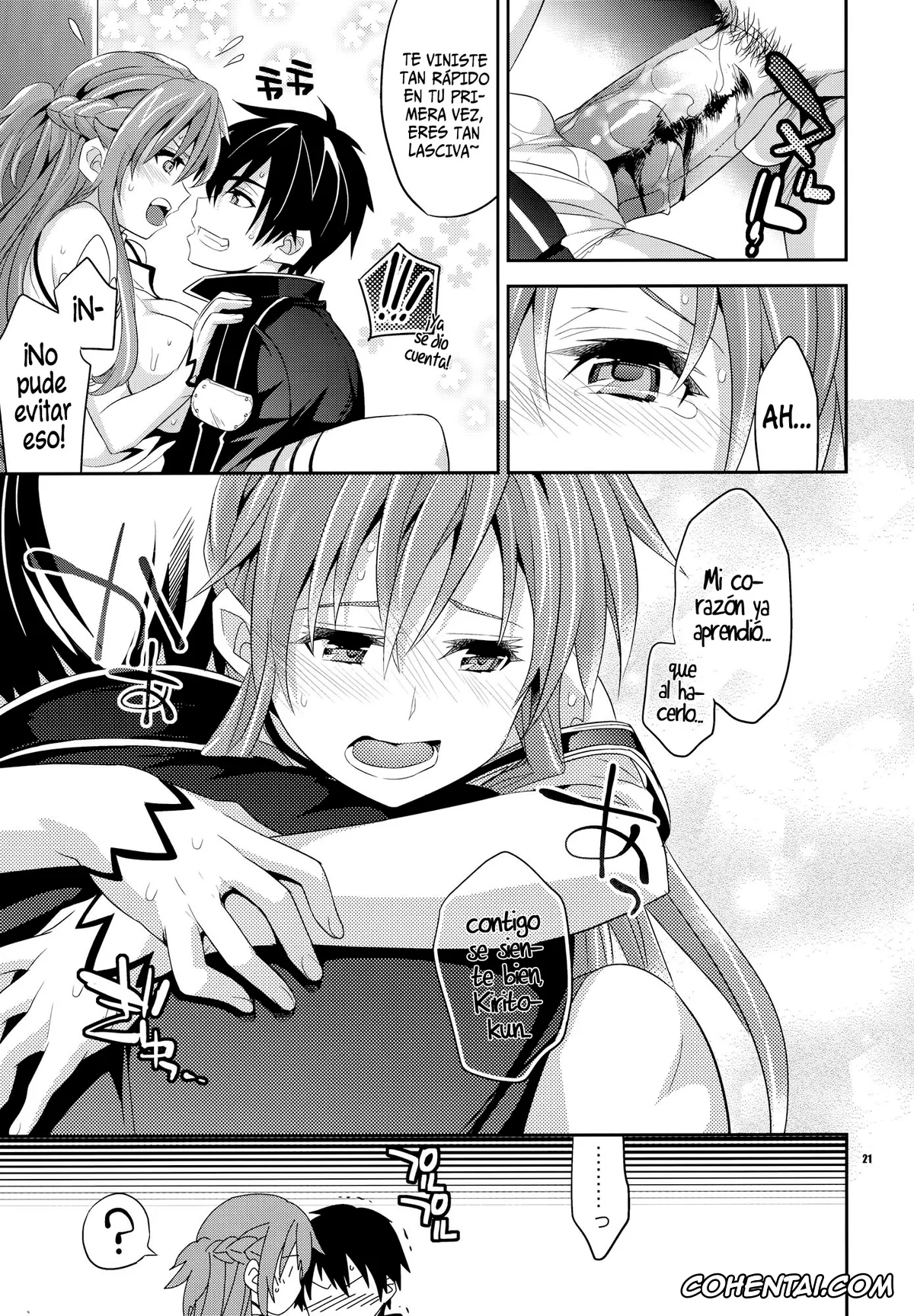 Sword Art Online porno, Asuna Yuuki porno, Kazuto Kirigaya | Kirito porno, C9-04 Nete mo Samete mo (Sword Art Online), pagina 20
