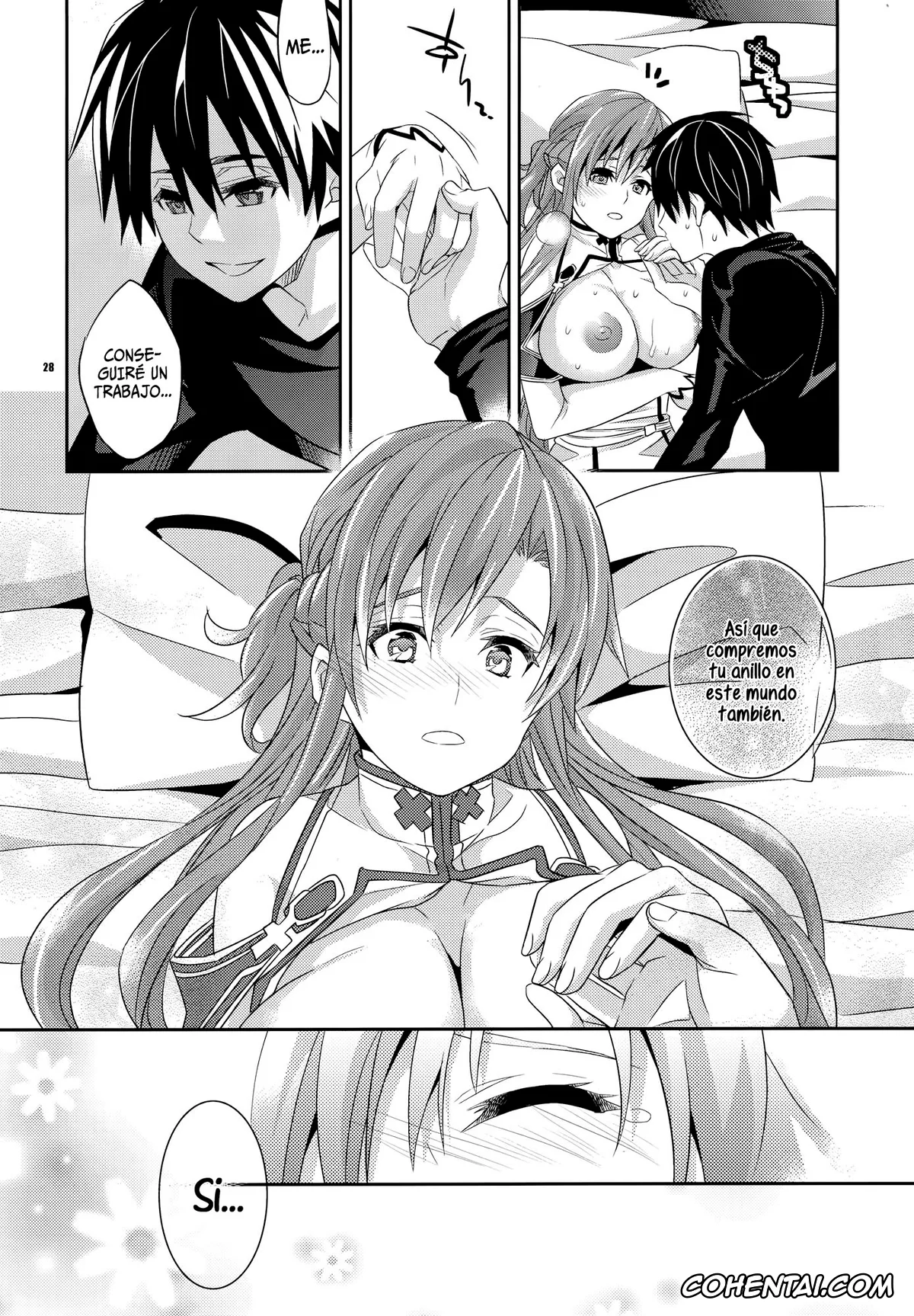 Sword Art Online porno, Asuna Yuuki porno, Kazuto Kirigaya | Kirito porno, C9-04 Nete mo Samete mo (Sword Art Online), pagina 26