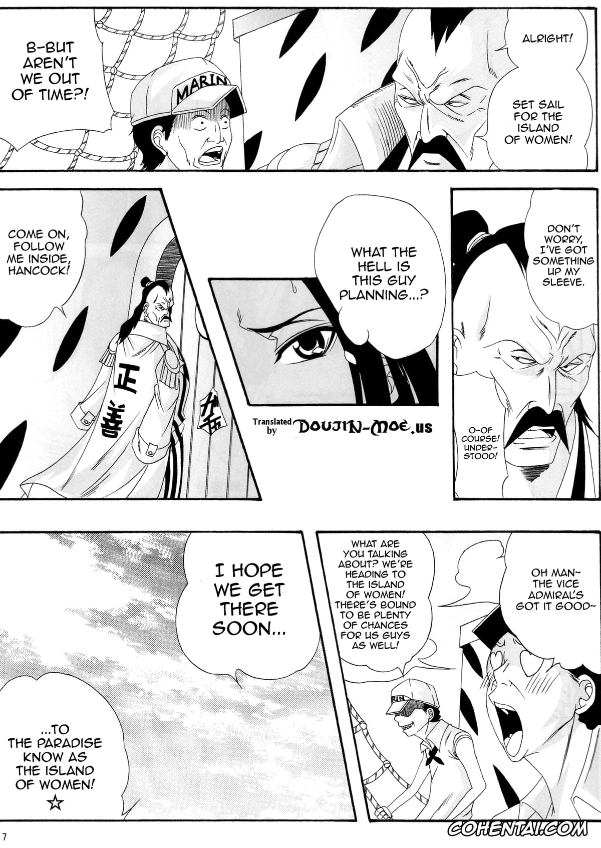 One Piece hentai, Boa Hancock hentai, Momonga hentai, Saint Charloss hentai, Benten Kairaku 11 Hebirei (One Piece), pagina 6