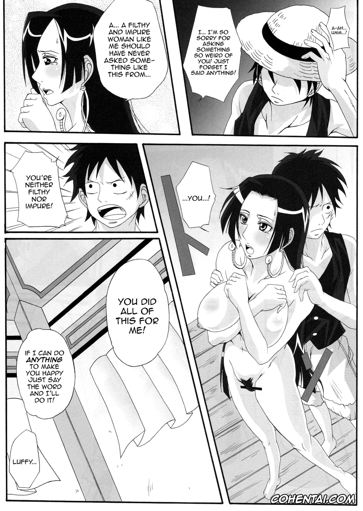 One Piece porno, Boa Hancock porno, Momonga porno, Saint Charloss porno, Benten Kairaku 11 Hebirei (One Piece), pagina 20