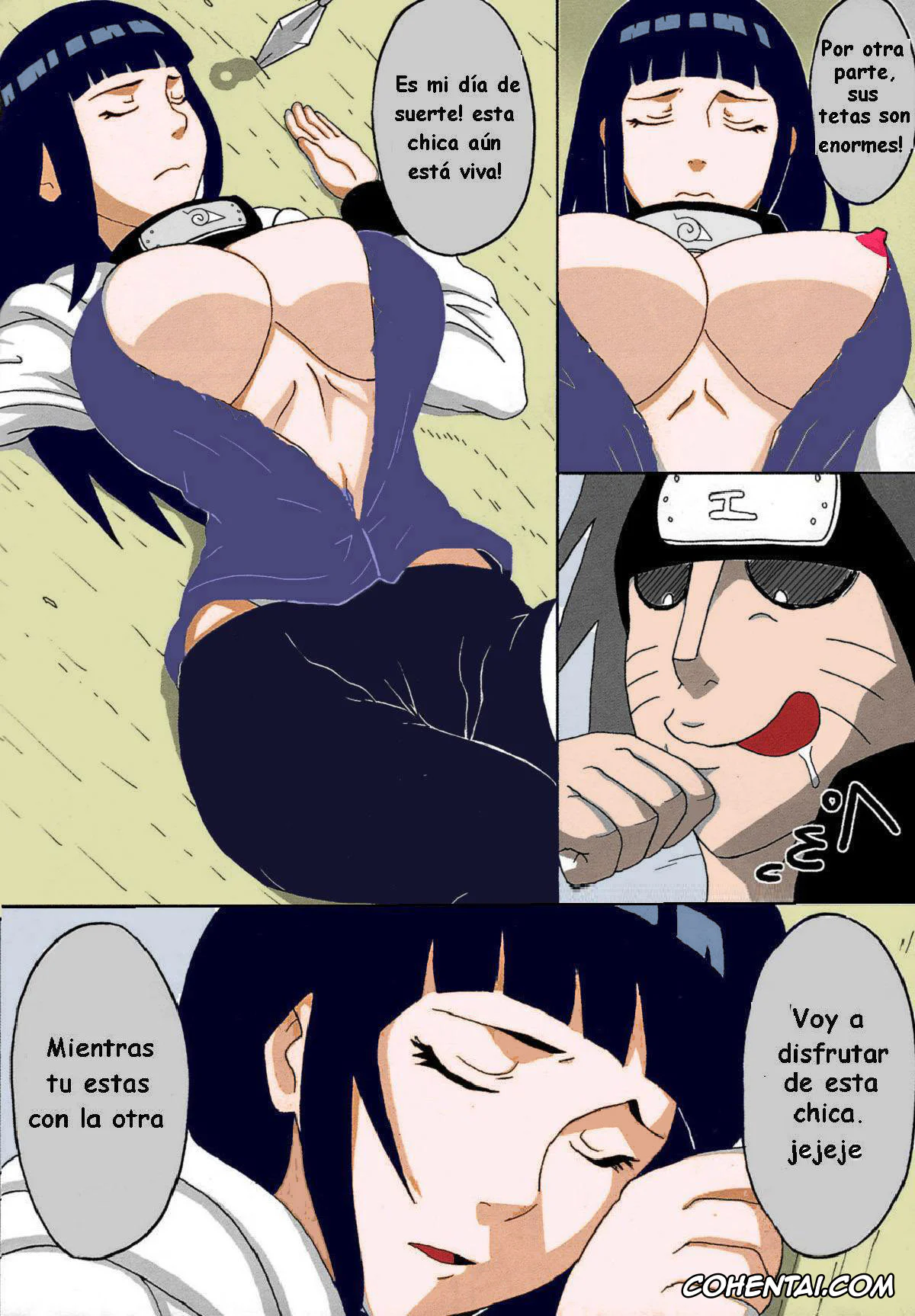 NARUTO xxx, Hinata Hyuga xxx, Samui xxx, Taikan Kyonyou Shugi (Naruto), pagina 4