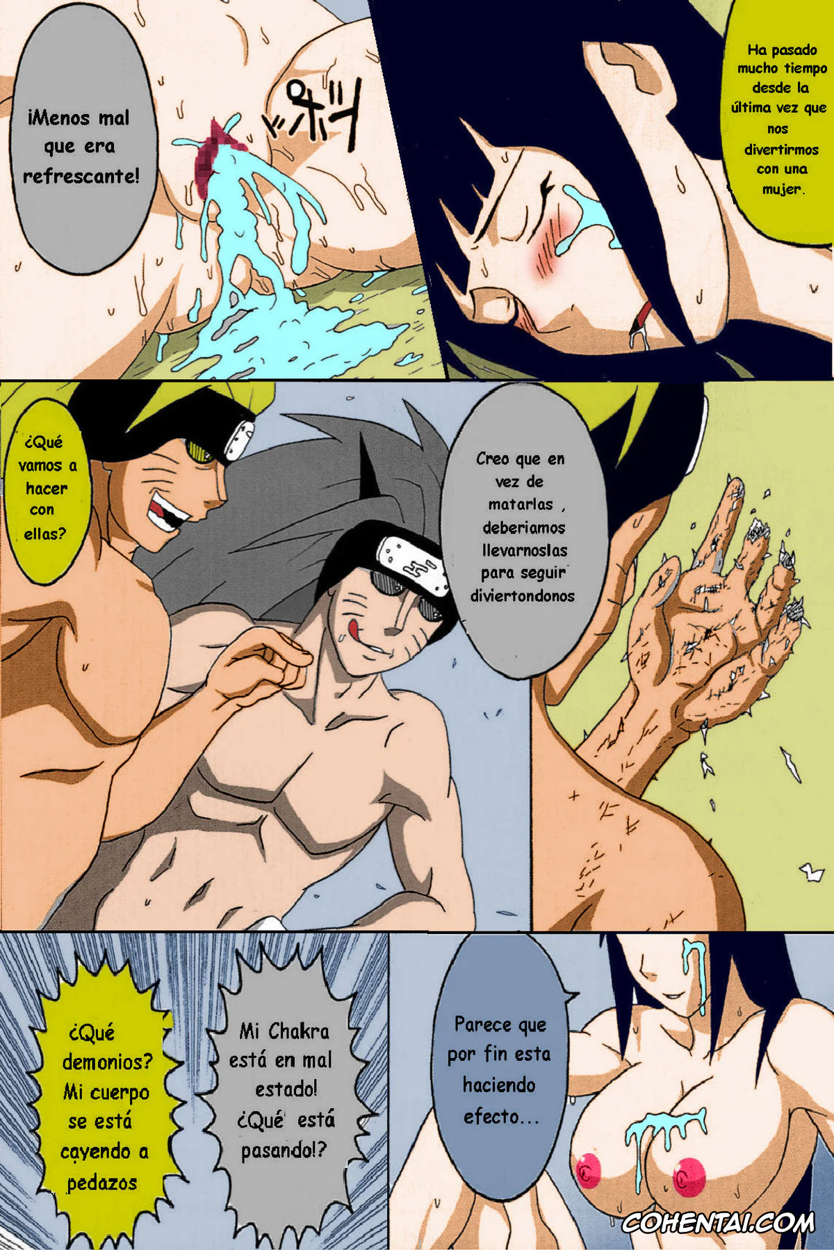 NARUTO porno, Hinata Hyuga porno, Samui porno, Taikan Kyonyou Shugi (Naruto), pagina 38
