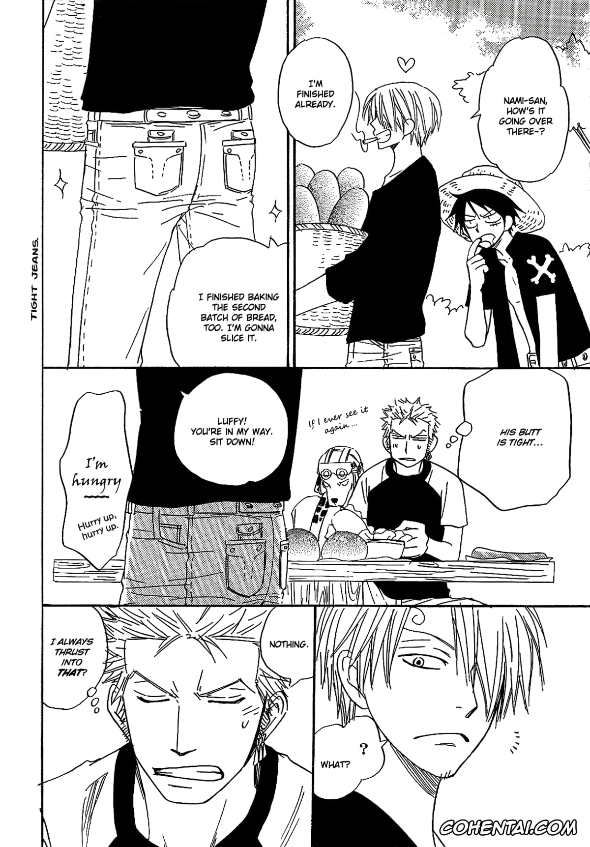 One Piece hentai, Roronoa Zoro hentai, Sanji Vinsmoke hentai, Hot Dog Press! (Daikaizoku Doumei EXTRA EDITION 9) (One Piece), pagina 3