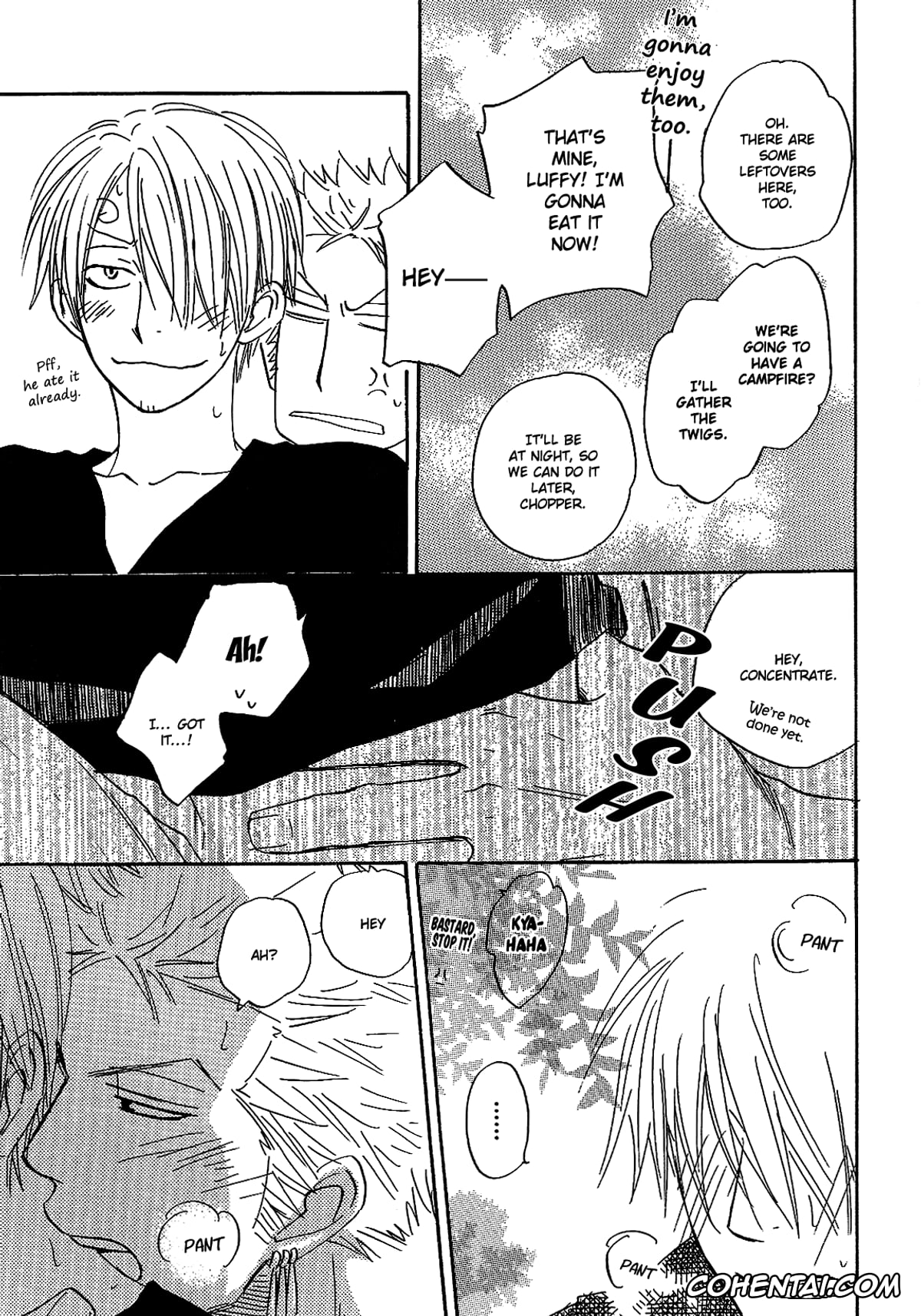 One Piece hentai, Roronoa Zoro hentai, Sanji Vinsmoke hentai, Hot Dog Press! (Daikaizoku Doumei EXTRA EDITION 9) (One Piece), pagina 12