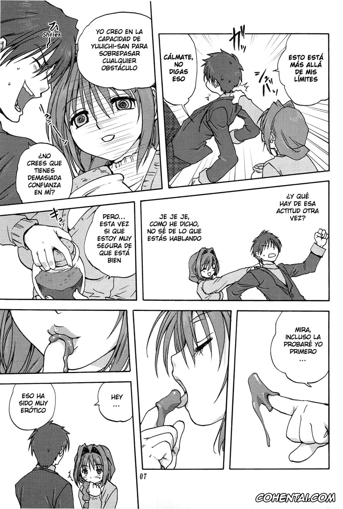 Kanon porno, Akiko Minase porno, Yuuichi Aizawa porno, Akiko-san to Issho (Kanon), pagina 8