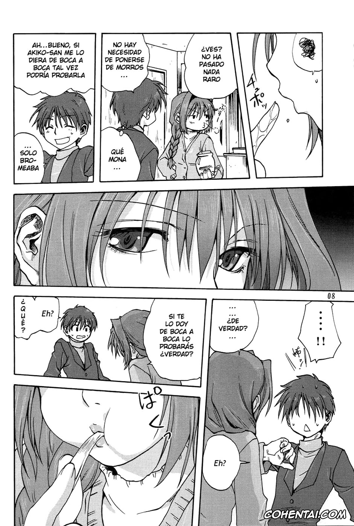 Kanon hentai, Akiko Minase hentai, Yuuichi Aizawa hentai, Akiko-san to Issho (Kanon), pagina 9