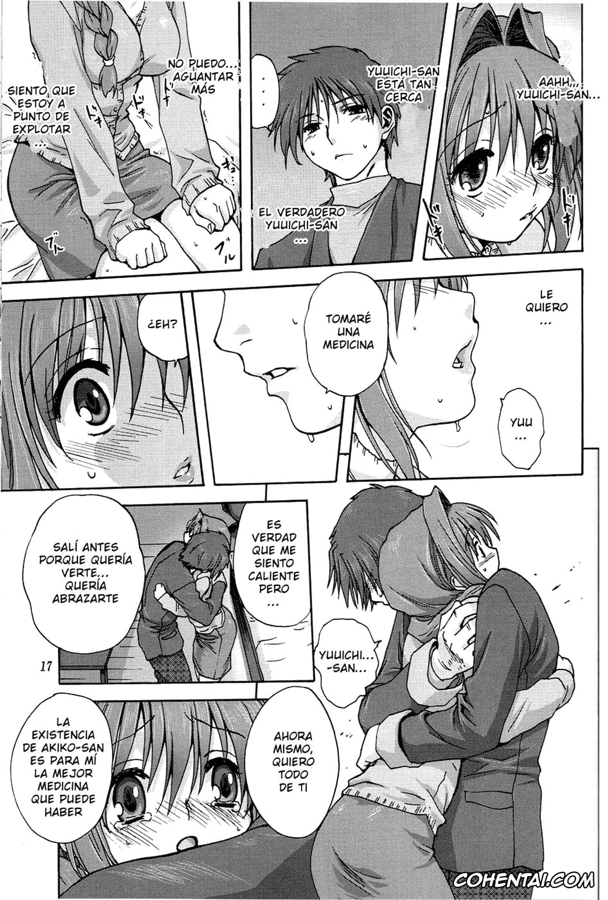 Kanon hentai, Akiko Minase hentai, Yuuichi Aizawa hentai, Akiko-san to Issho (Kanon), pagina 18