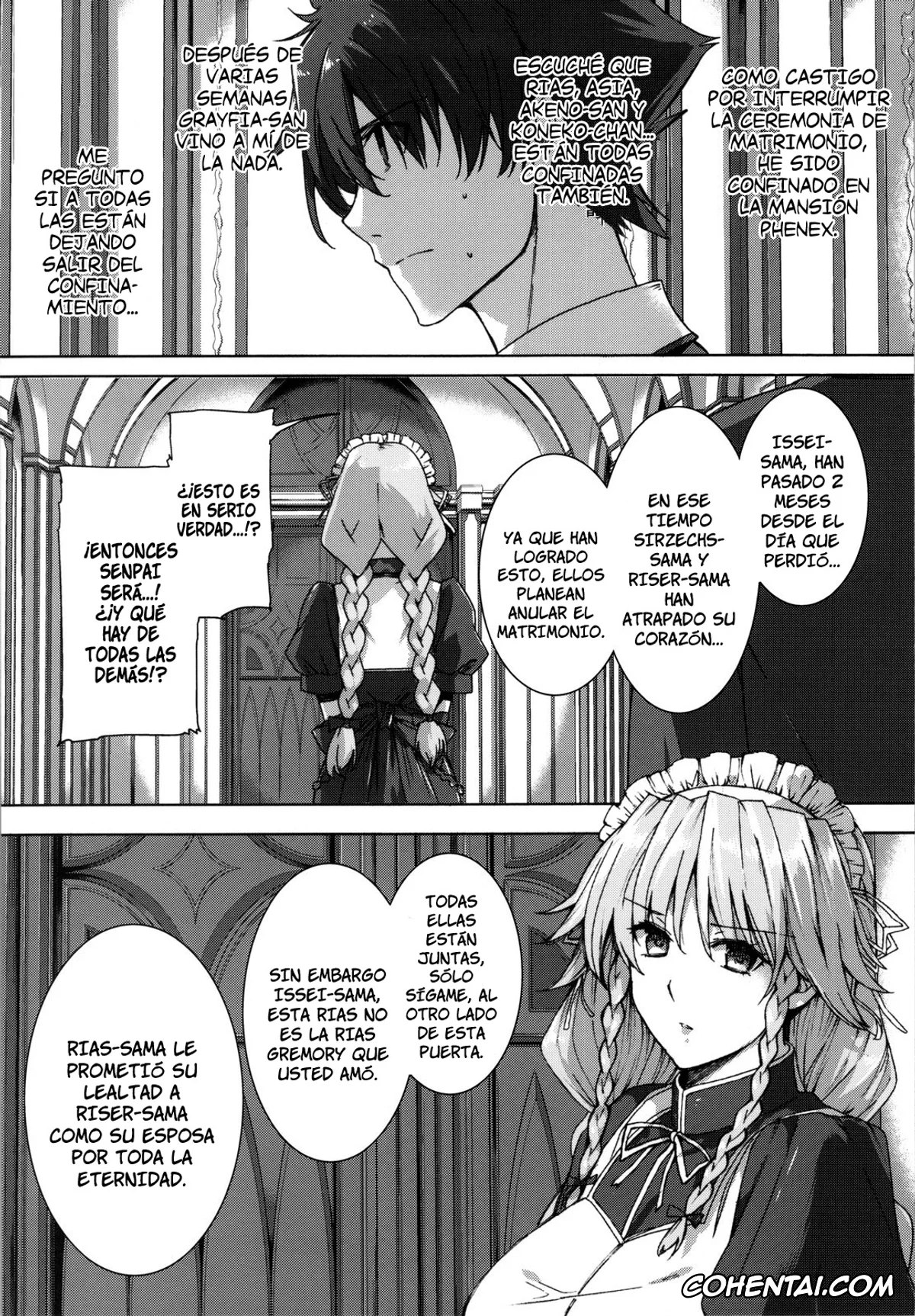 Highschool DxD xxx, Akeno Himejima xxx, Asia Argento xxx, Koneko Toujou xxx, Rias Gremory xxx, Riser Phoenix xxx, HIGH SCHOOL DxIf END (Highschool DxD), pagina 22