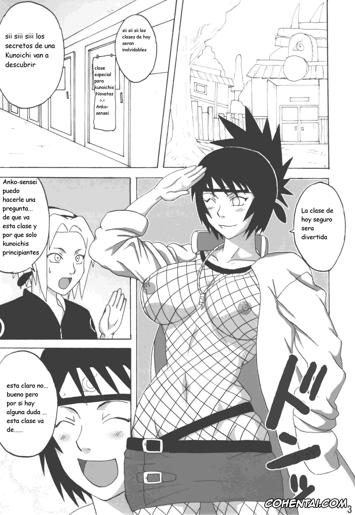 NARUTO xxx, Anko Mitarashi xxx, Naruto Uzumaki xxx, Tsunade xxx, Sekai Ichi Uke Tai Anko no Jugyou (Naruto), pagina 4
