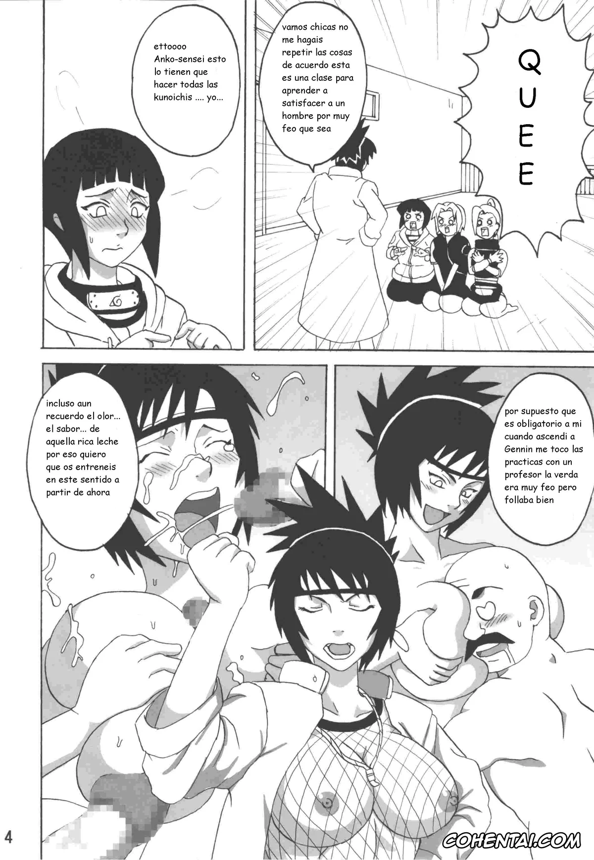 NARUTO porno, Anko Mitarashi porno, Naruto Uzumaki porno, Tsunade porno, Sekai Ichi Uke Tai Anko no Jugyou (Naruto), pagina 5