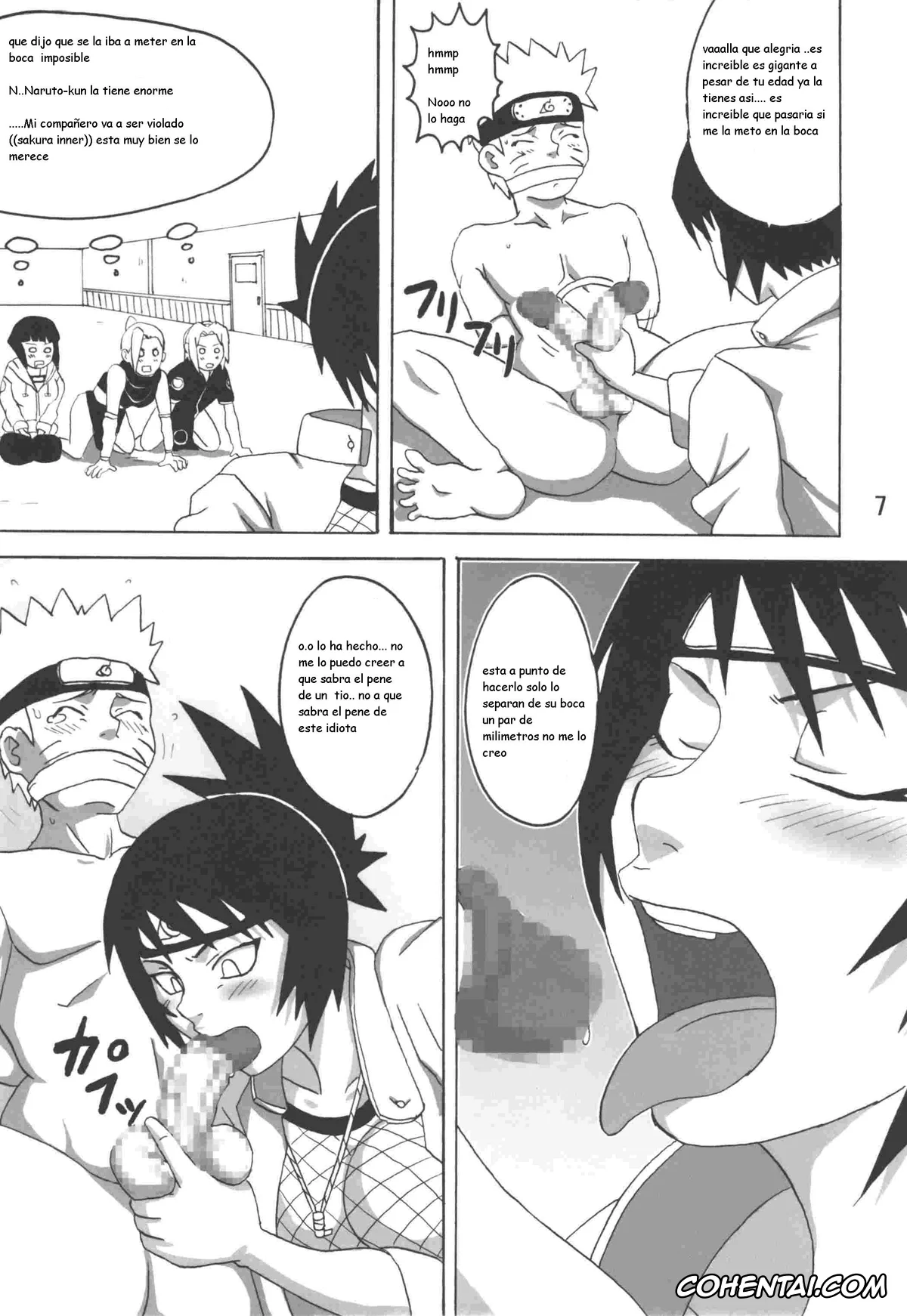 NARUTO porno, Anko Mitarashi porno, Naruto Uzumaki porno, Tsunade porno, Sekai Ichi Uke Tai Anko no Jugyou (Naruto), pagina 8