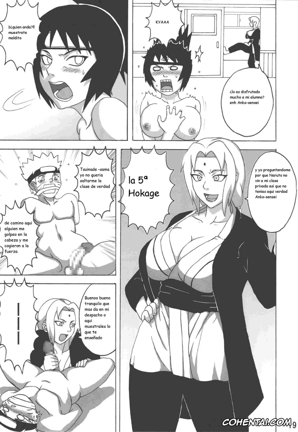 NARUTO porno, Anko Mitarashi porno, Naruto Uzumaki porno, Tsunade porno, Sekai Ichi Uke Tai Anko no Jugyou (Naruto), pagina 20