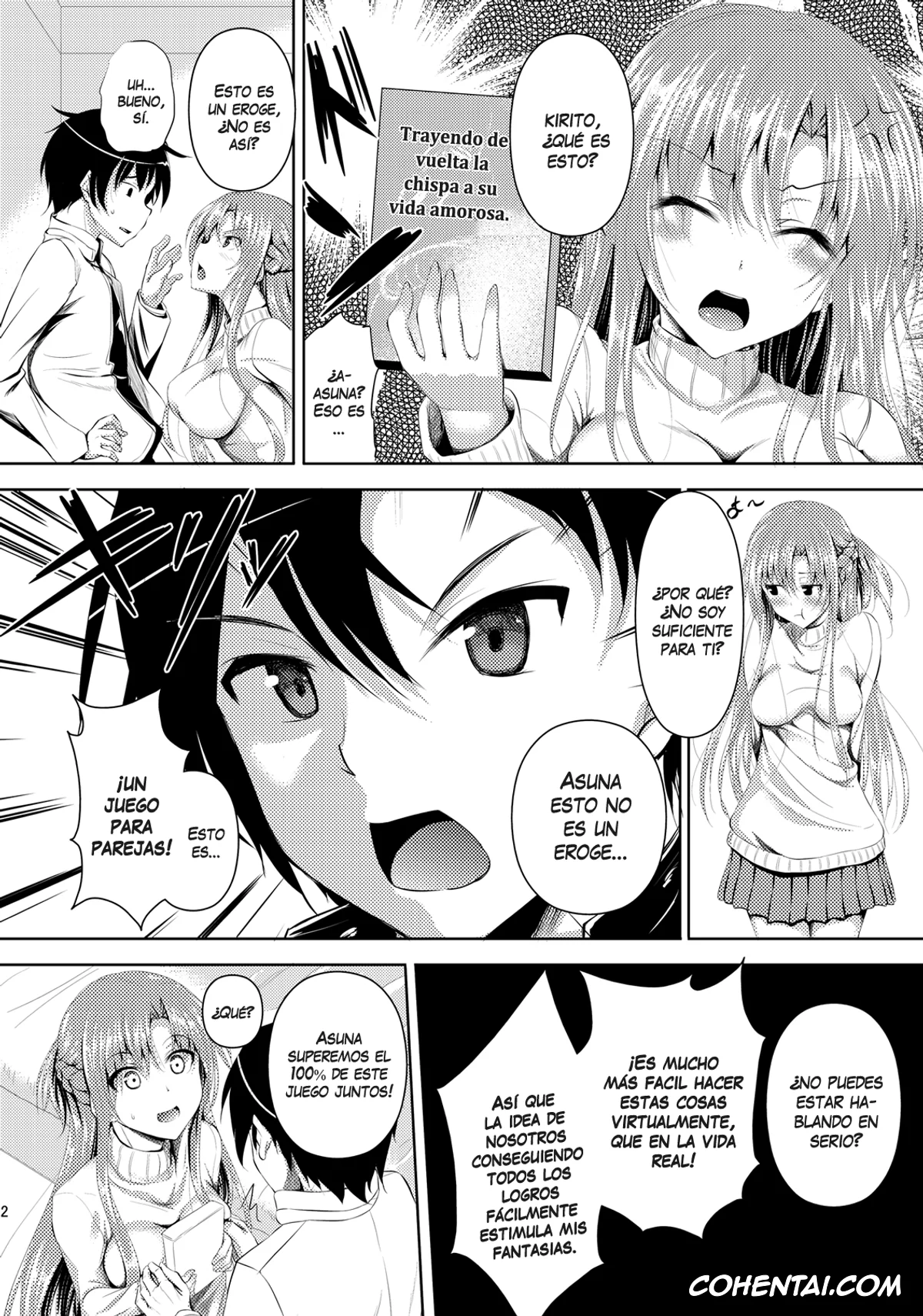 Sword Art Online xxx, Asuna Yuuki xxx, Kazuto Kirigaya | Kirito xxx, Kirito-kun ga Muttsuri datta Ken (Sword Art Online), pagina 4