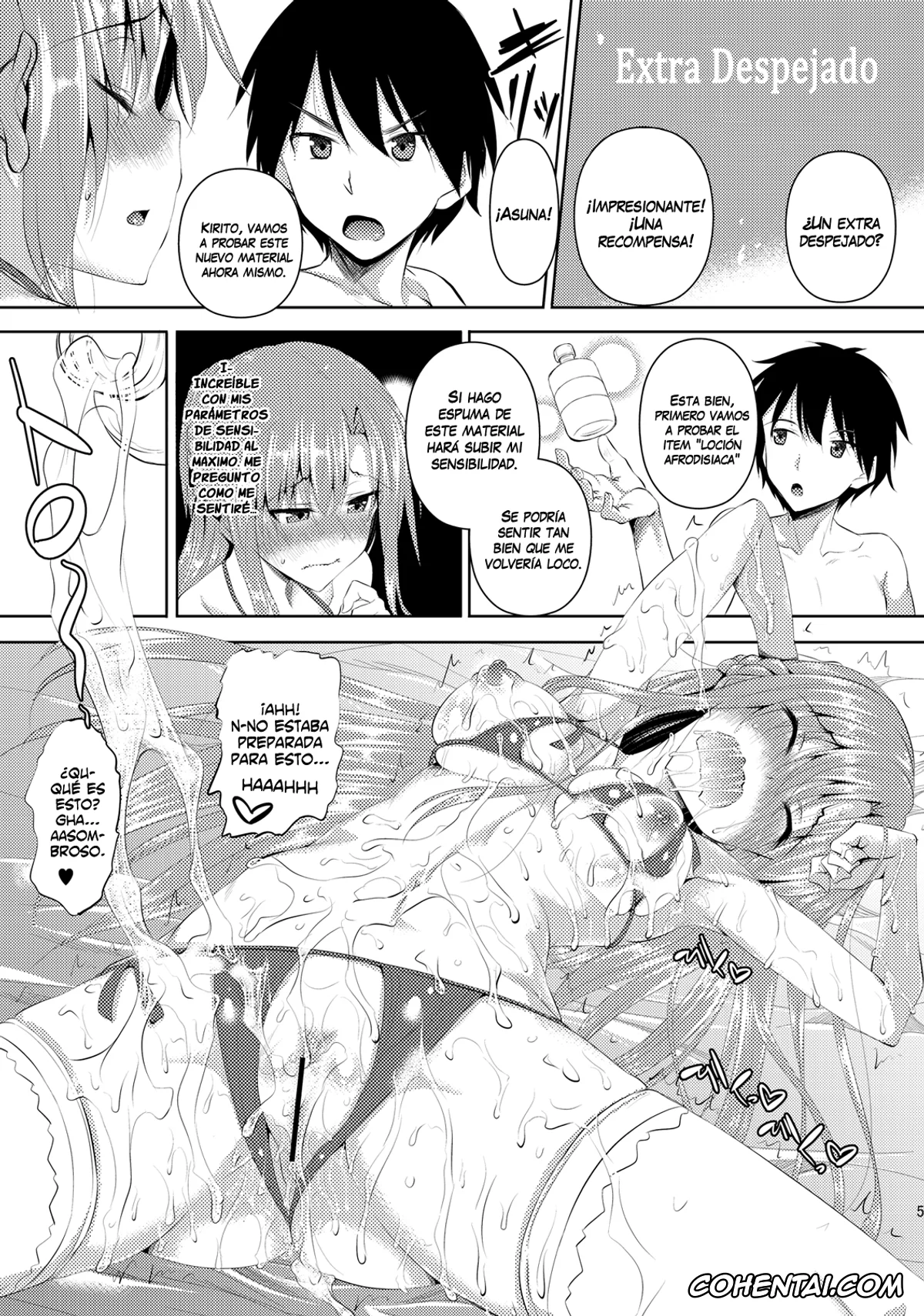 Sword Art Online xxx, Asuna Yuuki xxx, Kazuto Kirigaya | Kirito xxx, Kirito-kun ga Muttsuri datta Ken (Sword Art Online), pagina 7
