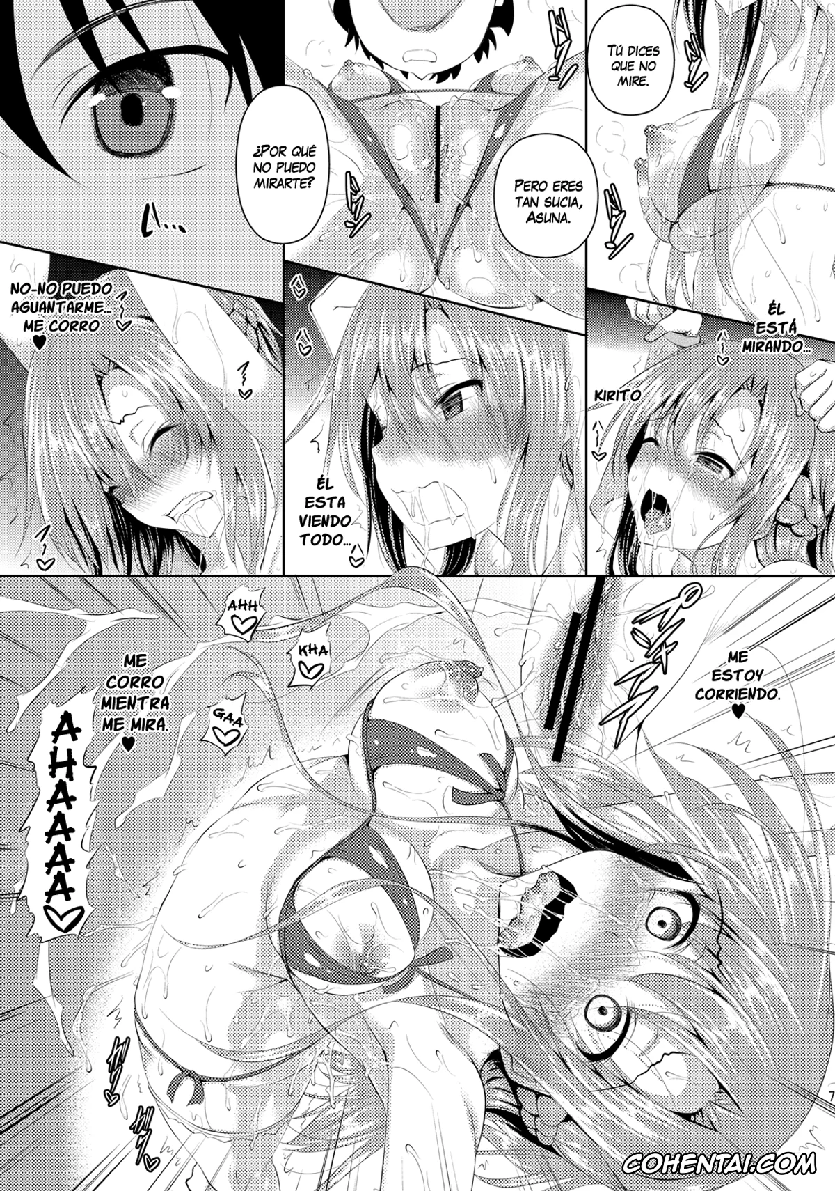 Sword Art Online hentai, Asuna Yuuki hentai, Kazuto Kirigaya | Kirito hentai, Kirito-kun ga Muttsuri datta Ken (Sword Art Online), pagina 9