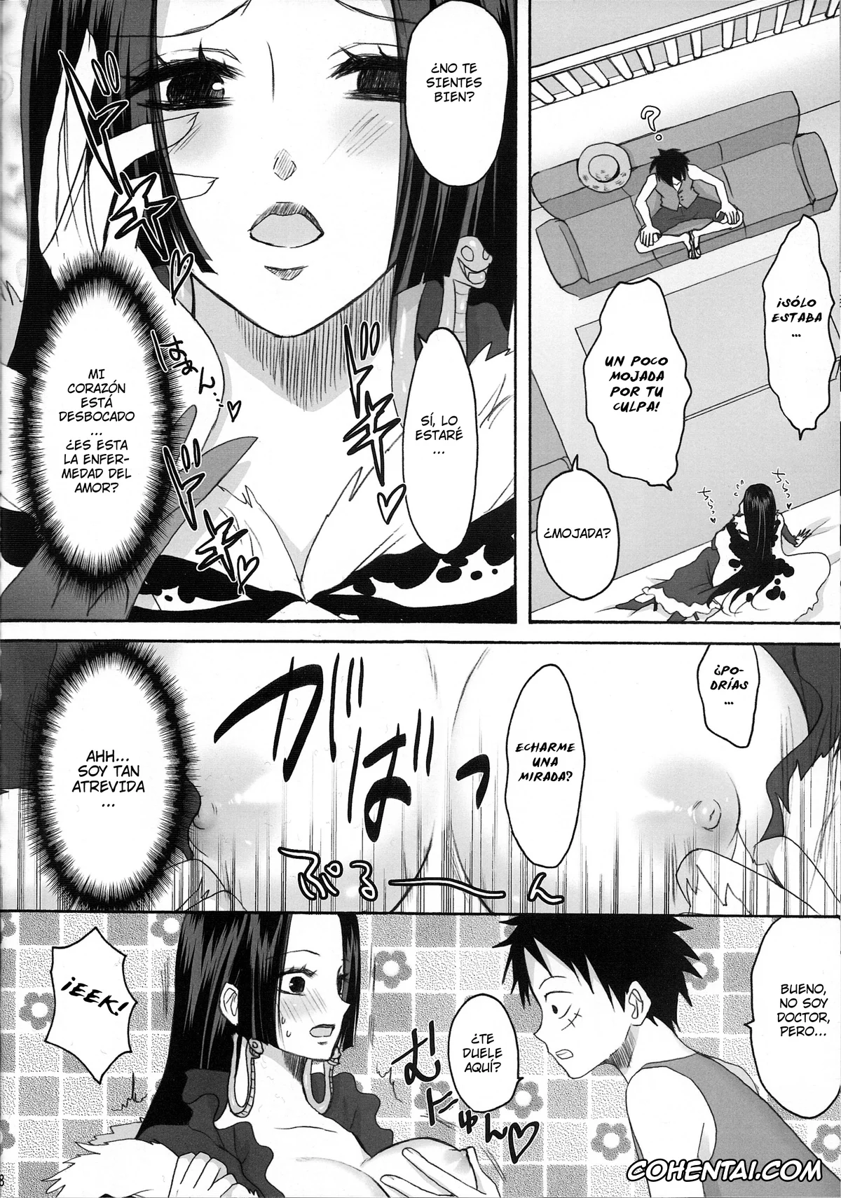 One Piece xxx, Boa Hancock xxx, Monkey D. Luffy xxx, Hebihime wa Itsudemo Hurricane (One Piece), pagina 7