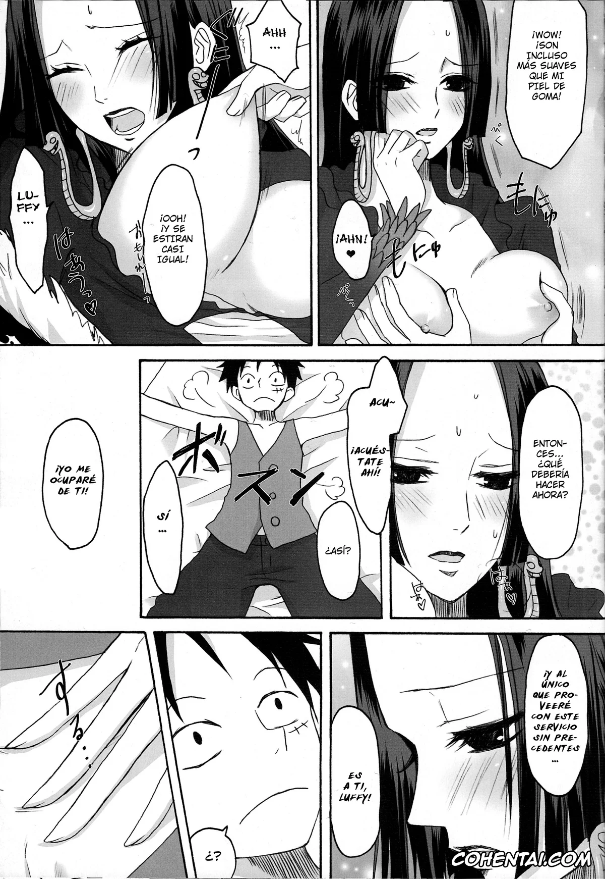 One Piece porno, Boa Hancock porno, Monkey D. Luffy porno, Hebihime wa Itsudemo Hurricane (One Piece), pagina 8