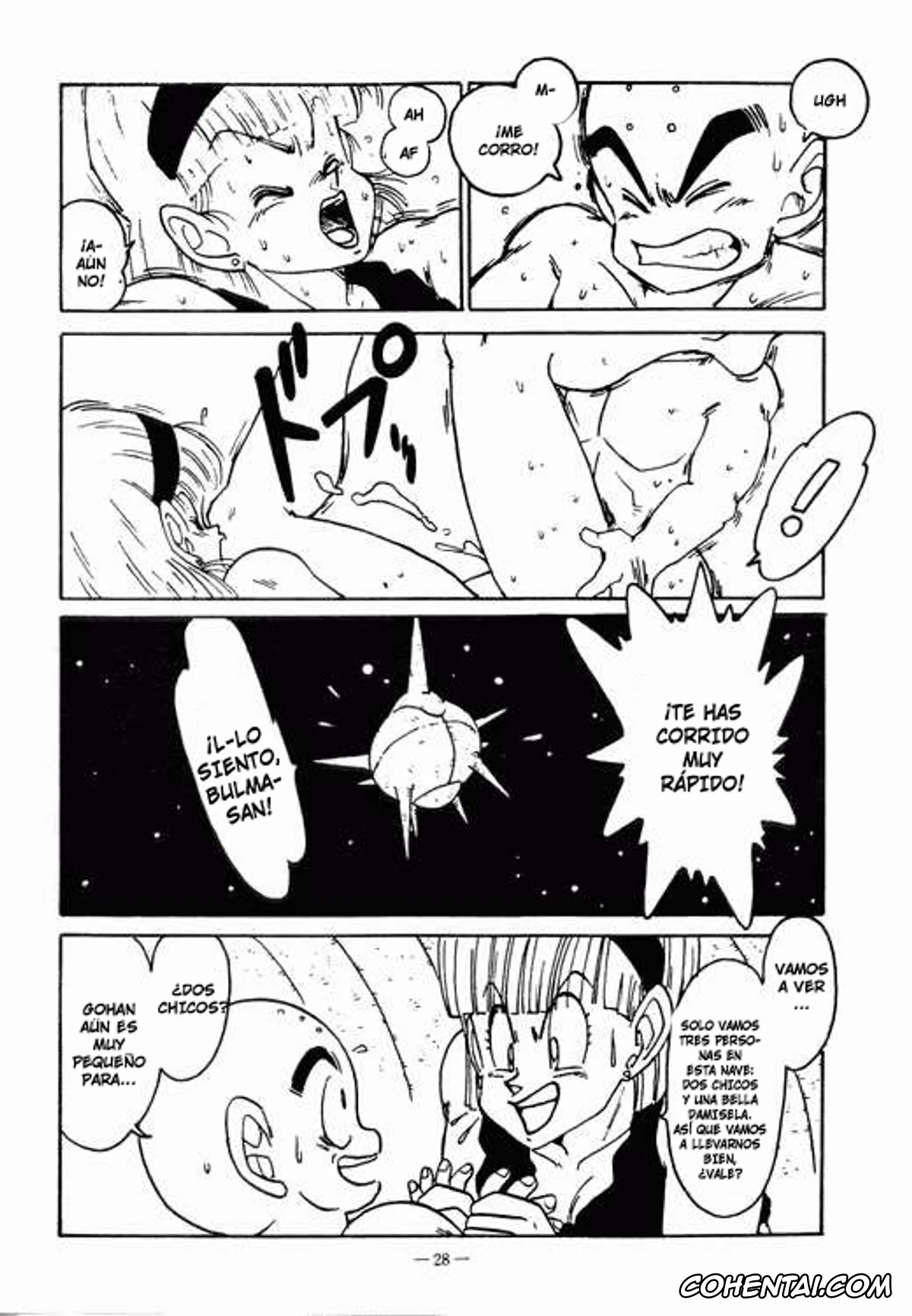 Dragon Ball Z xxx, Bulma Briefs xxx, Chi Chi xxx, Krillin xxx, Son Gohan xxx, Son Goku xxx, Aim at Planet Namek! (Dragon Ball Z), pagina 4