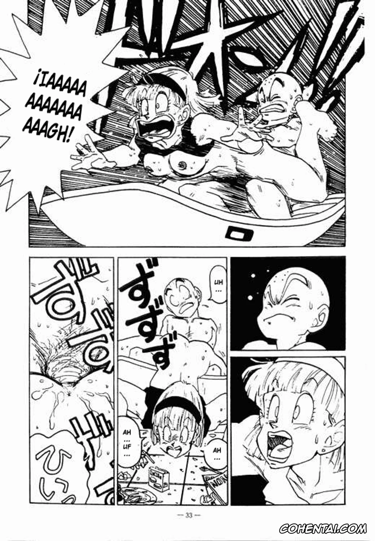 Dragon Ball Z hentai, Bulma Briefs hentai, Chi Chi hentai, Krillin hentai, Son Gohan hentai, Son Goku hentai, Aim at Planet Namek! (Dragon Ball Z), pagina 9