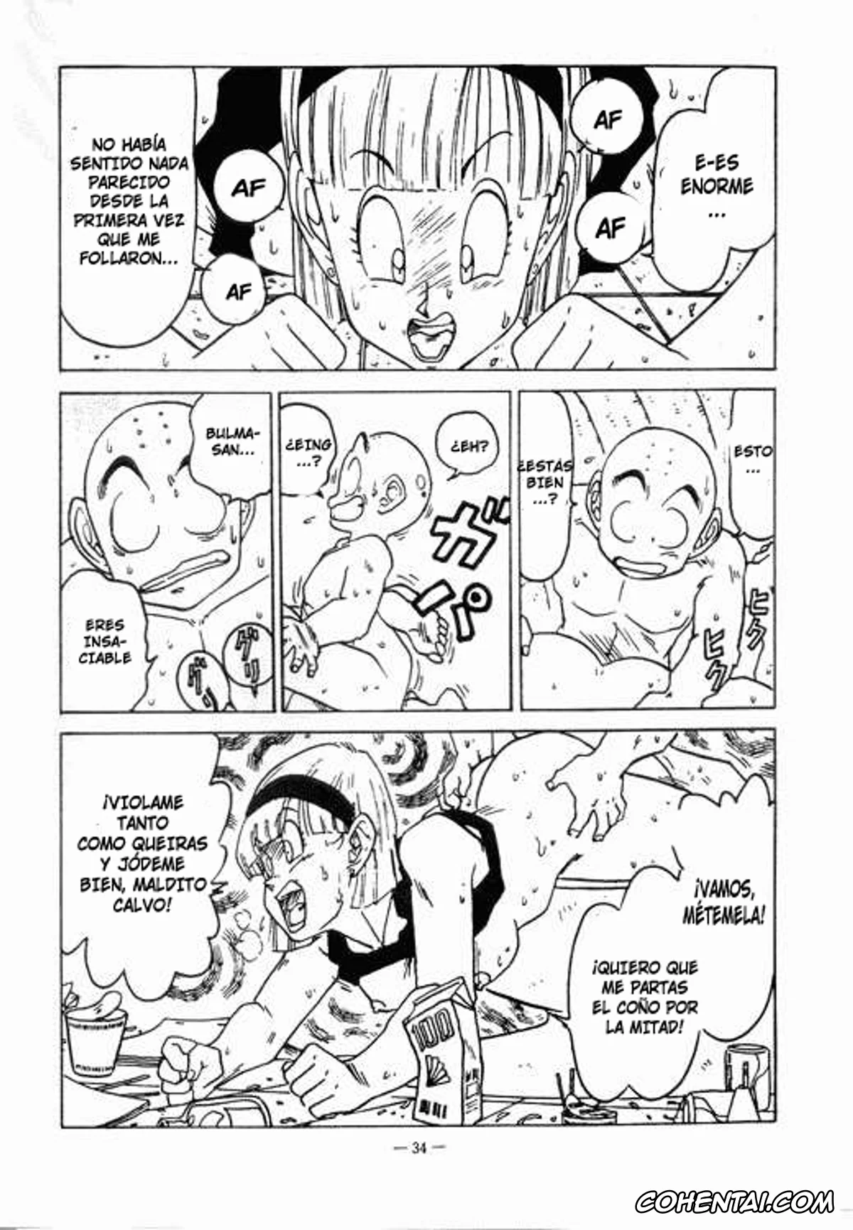Dragon Ball Z xxx, Bulma Briefs xxx, Chi Chi xxx, Krillin xxx, Son Gohan xxx, Son Goku xxx, Aim at Planet Namek! (Dragon Ball Z), pagina 10