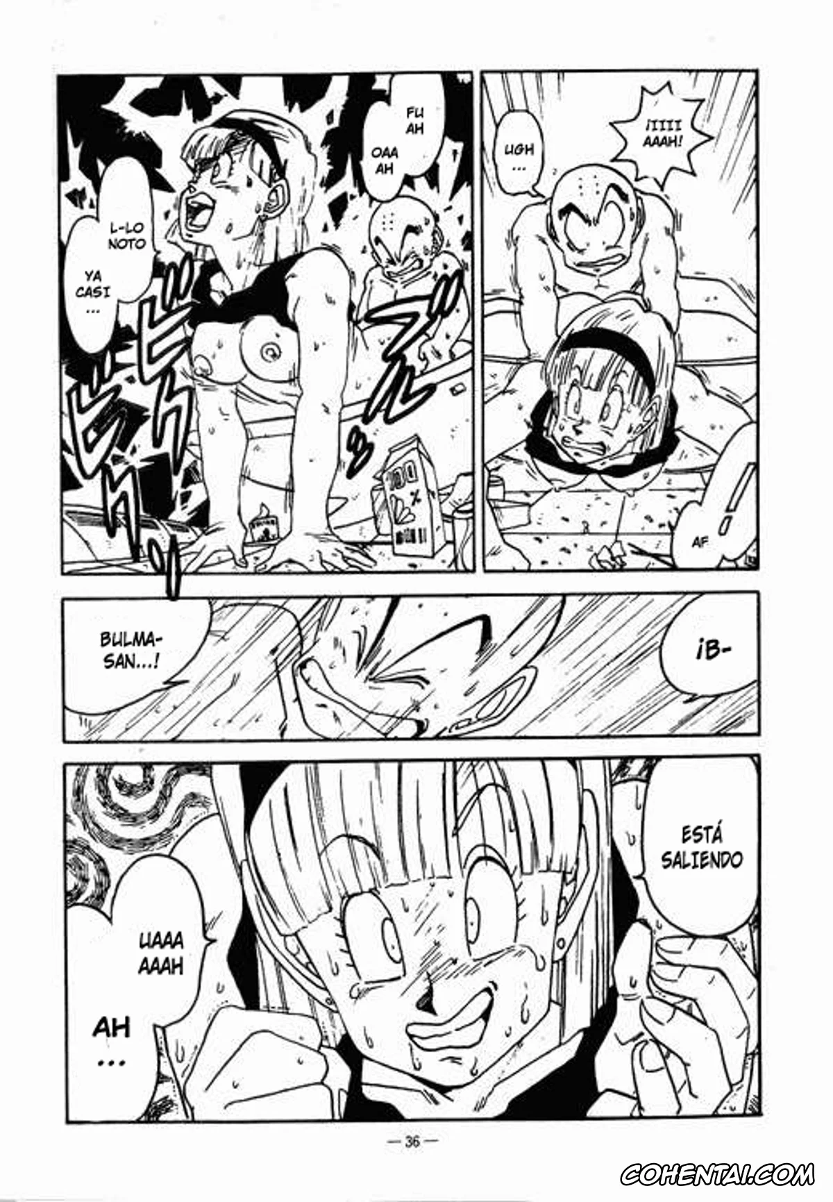 Dragon Ball Z hentai, Bulma Briefs hentai, Chi Chi hentai, Krillin hentai, Son Gohan hentai, Son Goku hentai, Aim at Planet Namek! (Dragon Ball Z), pagina 12