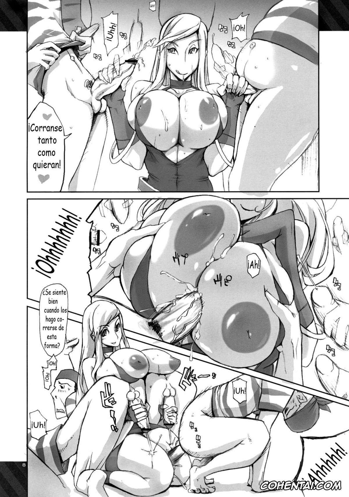 King of Fighters porno, B. Jenet porno, Futeki na Chikyuu-sen Dokuro-gou (King of Fighters), pagina 8