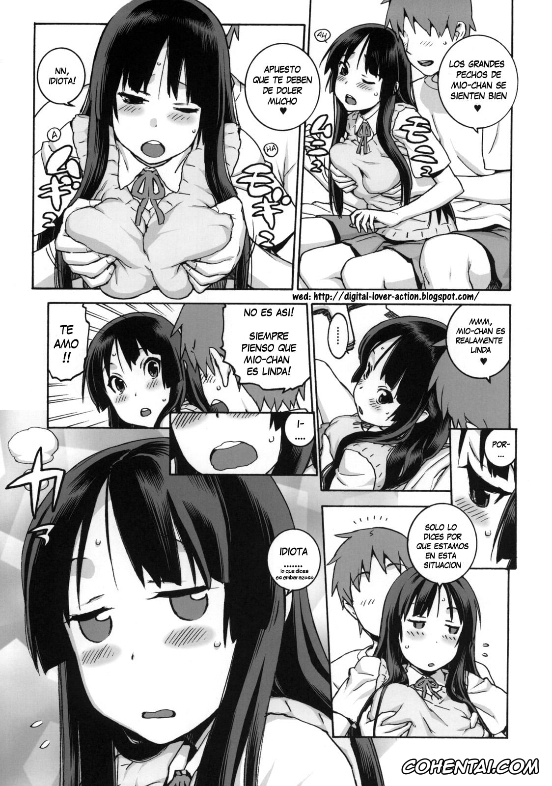 K-ON! hentai, Mio Akiyama hentai, Suki Suki Mio-chan (K-ON!), pagina 6