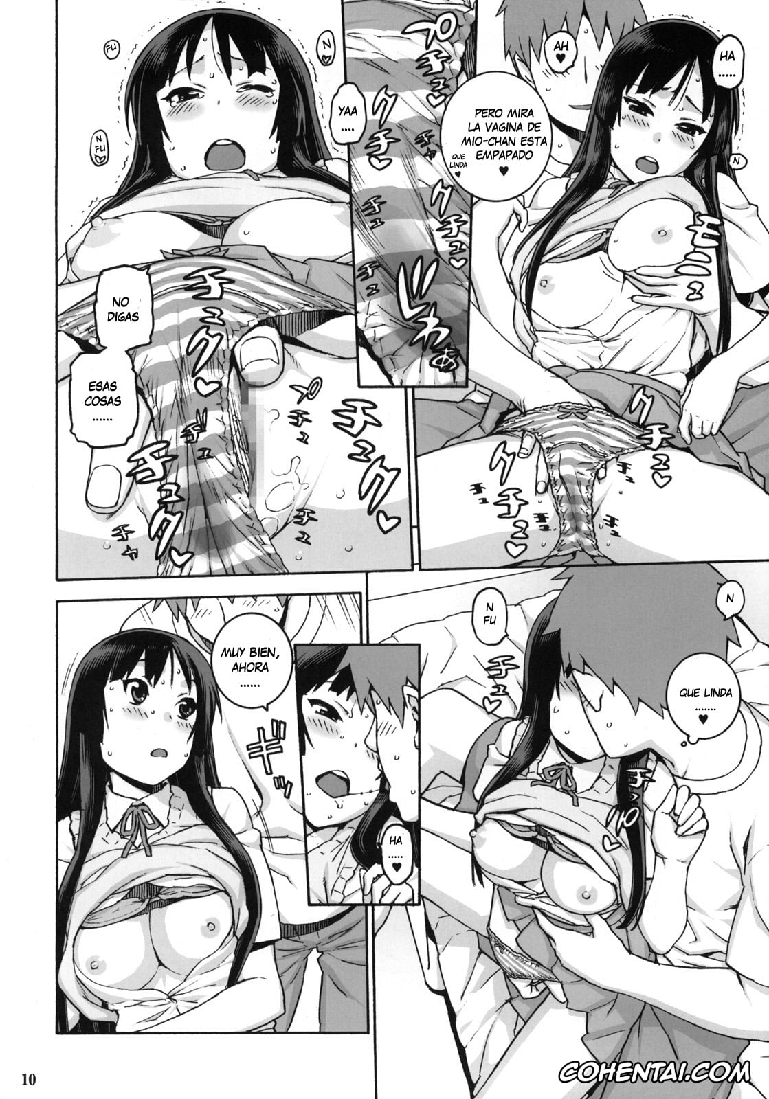 K-ON! hentai, Mio Akiyama hentai, Suki Suki Mio-chan (K-ON!), pagina 9
