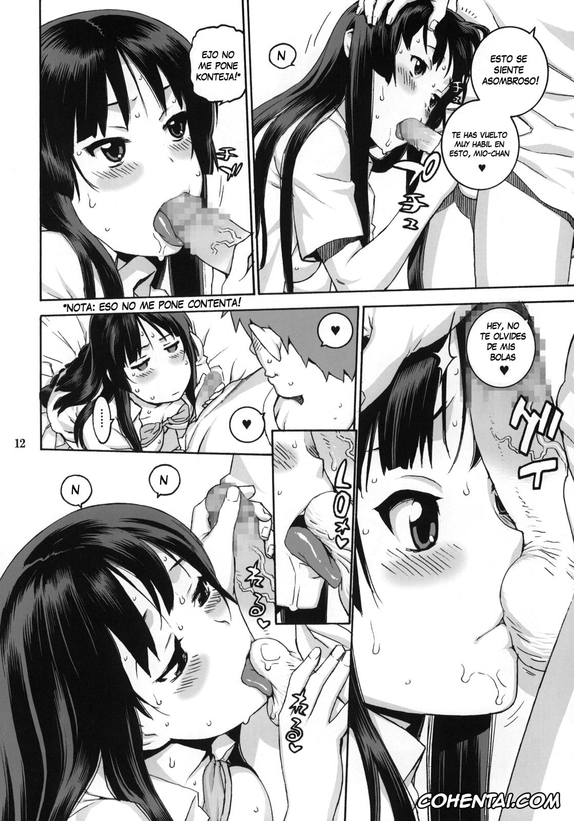 K-ON! porno, Mio Akiyama porno, Suki Suki Mio-chan (K-ON!), pagina 11