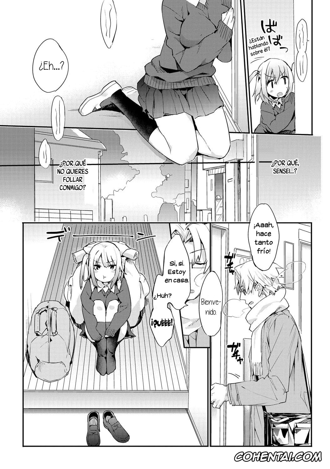 Revistas hentai, COMIC Anthurium hentai, Kocchi Muite! Sensei (COMIC Anthurium 001 2013-05), pagina 9