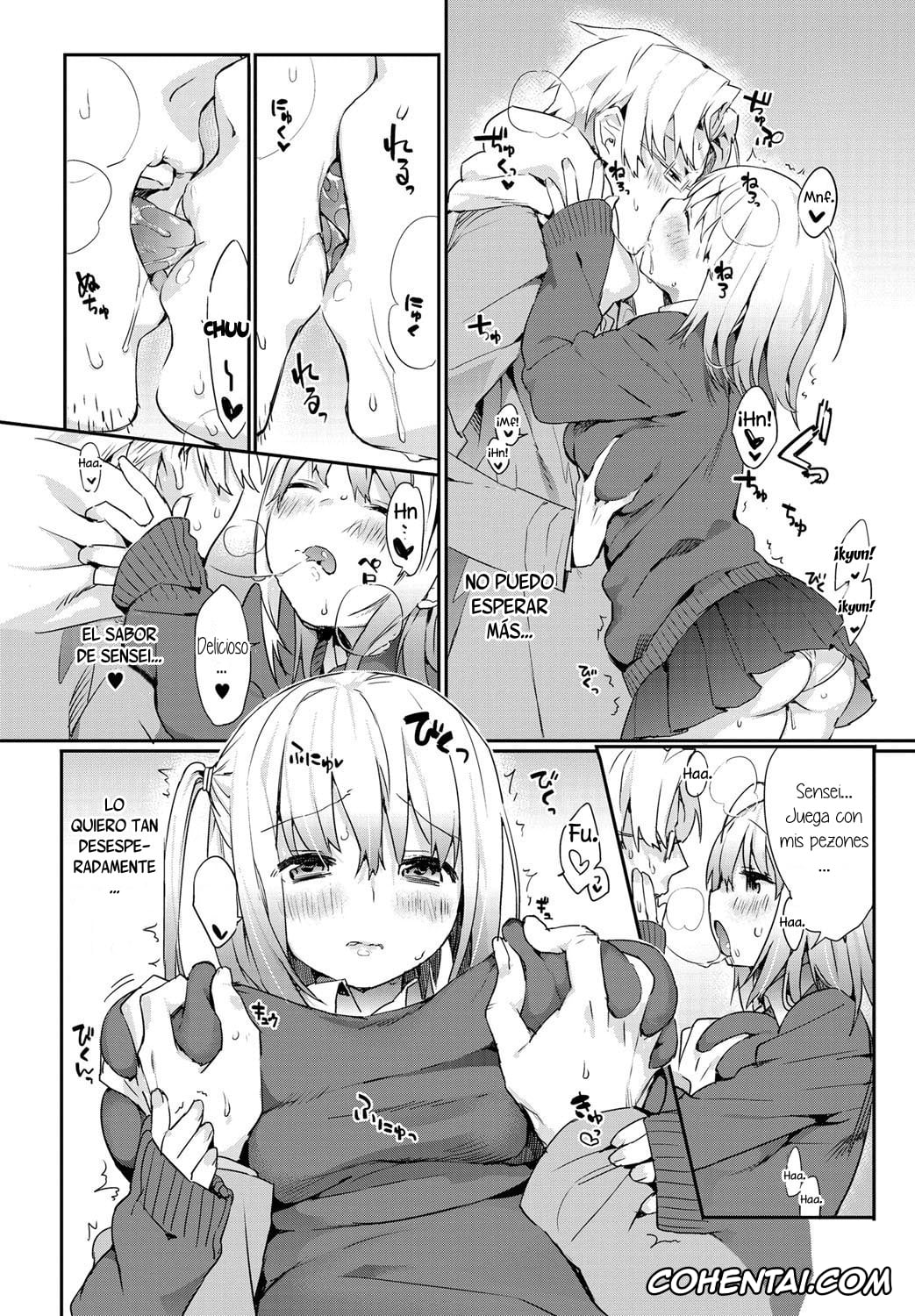 Revistas hentai, COMIC Anthurium hentai, Kocchi Muite! Sensei (COMIC Anthurium 001 2013-05), pagina 12