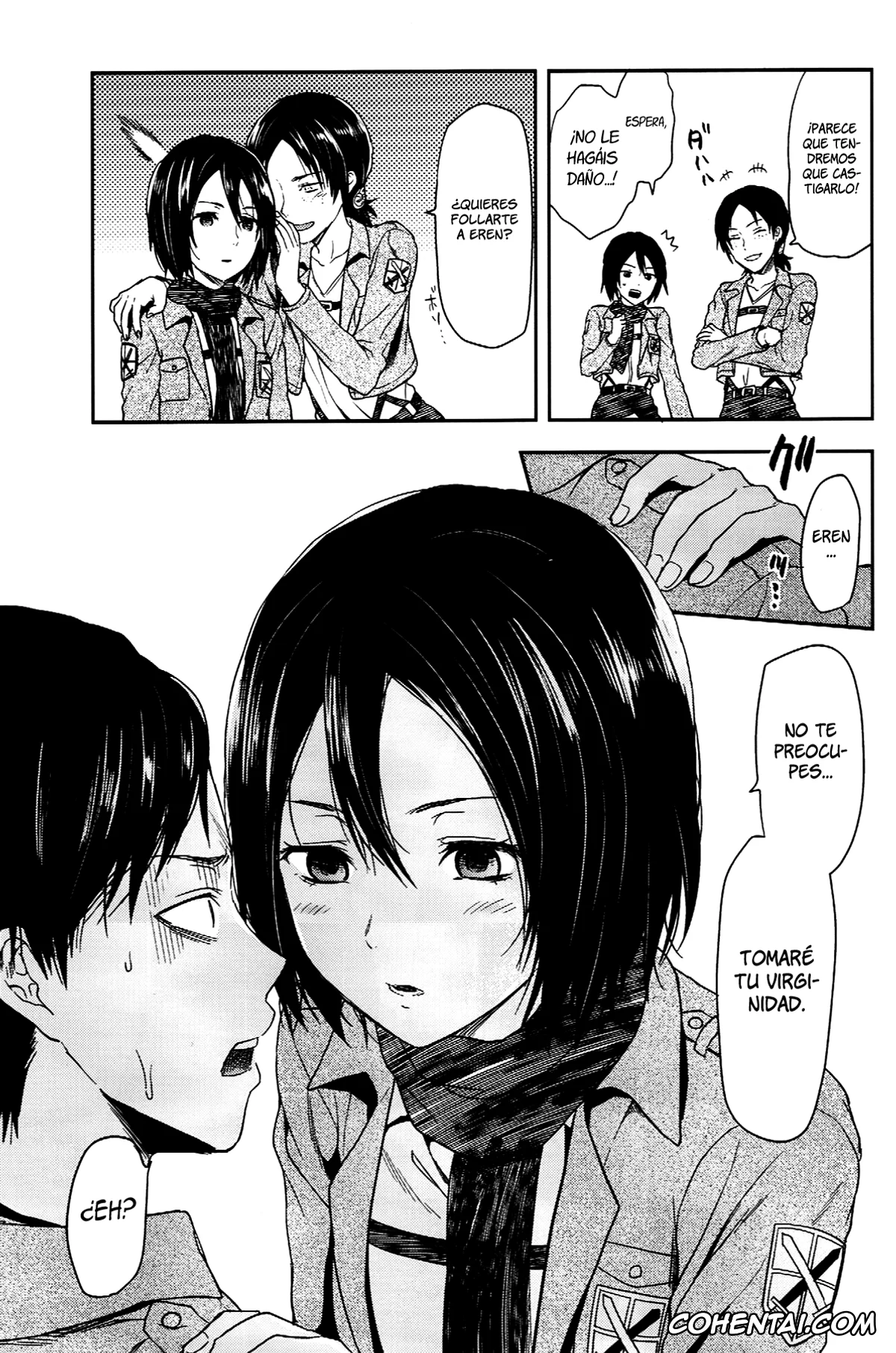 Shingeki No Kyojin | Attack On Titan porno, Annie Leonhart porno, Eren Jaeger porno, Krista Lenz porno, Mikasa Ackerman porno, Sasha Blouse porno, Ymir porno, 104 ki Sei Joshi no Shingeki (Shingeki no Kyojin), pagina 5