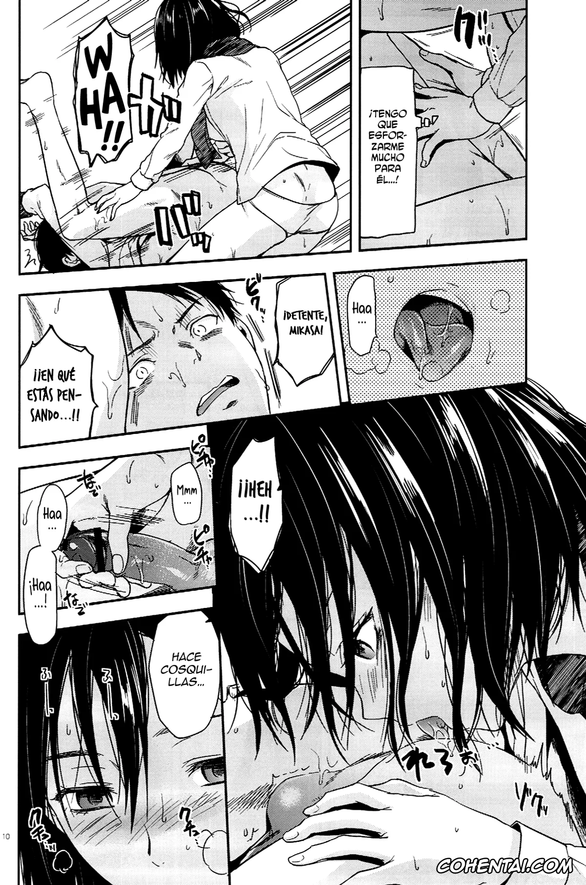 Shingeki No Kyojin | Attack On Titan xxx, Annie Leonhart xxx, Eren Jaeger xxx, Krista Lenz xxx, Mikasa Ackerman xxx, Sasha Blouse xxx, Ymir xxx, 104 ki Sei Joshi no Shingeki (Shingeki no Kyojin), pagina 10