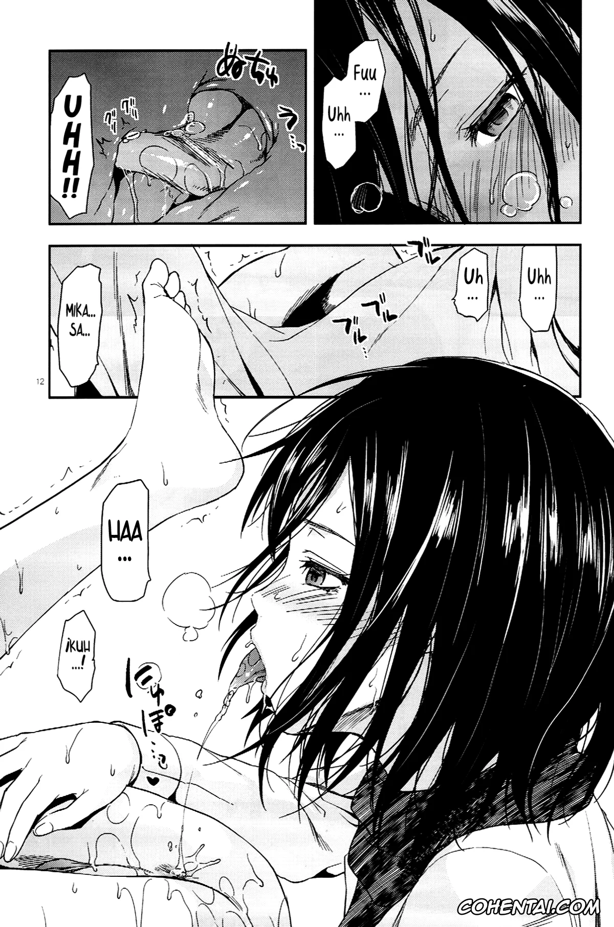 Shingeki No Kyojin | Attack On Titan hentai, Annie Leonhart hentai, Eren Jaeger hentai, Krista Lenz hentai, Mikasa Ackerman hentai, Sasha Blouse hentai, Ymir hentai, 104 ki Sei Joshi no Shingeki (Shingeki no Kyojin), pagina 12