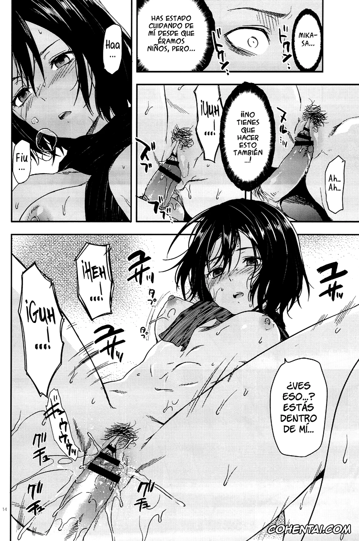 Shingeki No Kyojin | Attack On Titan porno, Annie Leonhart porno, Eren Jaeger porno, Krista Lenz porno, Mikasa Ackerman porno, Sasha Blouse porno, Ymir porno, 104 ki Sei Joshi no Shingeki (Shingeki no Kyojin), pagina 14