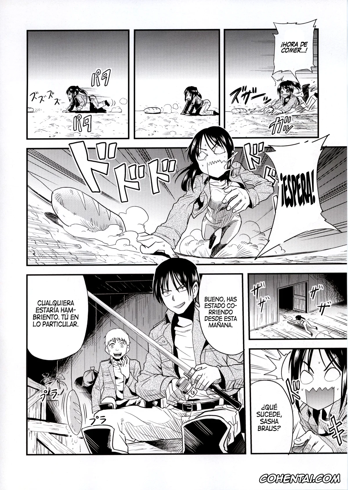 Shingeki No Kyojin | Attack On Titan xxx, Sasha Blouse xxx, Shingeki no Harapeko Musume (Shingeki no Kyojin), pagina 4
