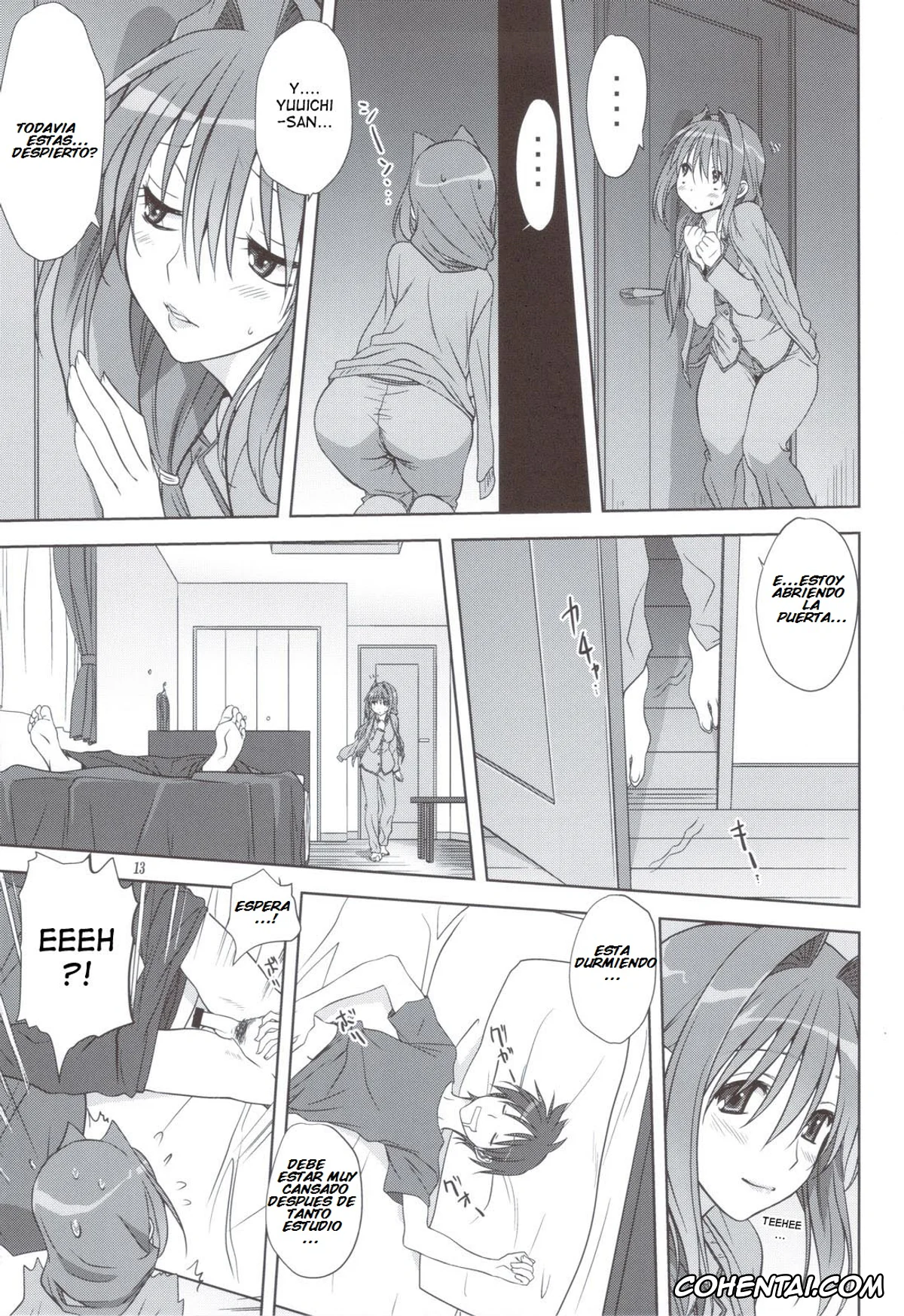 Kanon hentai, Akiko Minase hentai, Yuuichi Aizawa hentai, Akiko-san to Issho 11 (Kanon), pagina 12