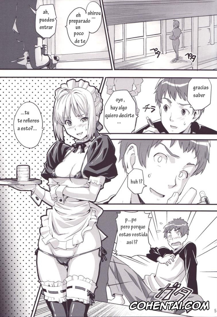 Fate/stay night hentai, Saber | Arturia Pendragon hentai, Shirou Emiya hentai, Outama King of Soul (Fate/stay night), pagina 3
