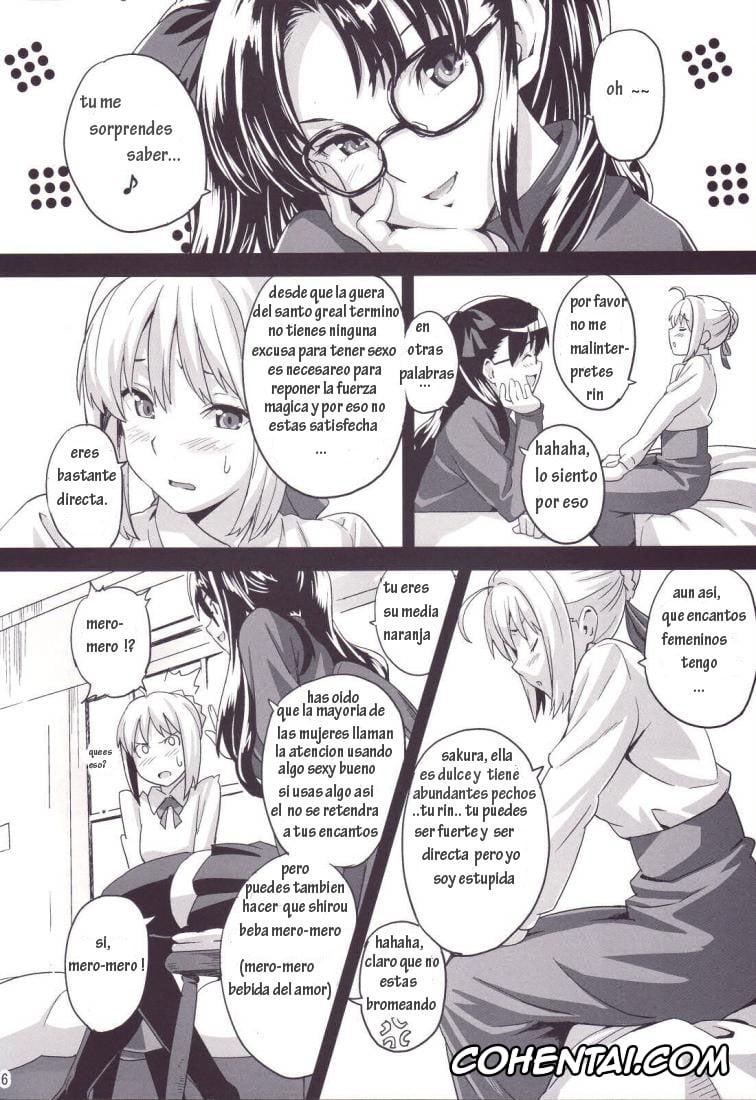 Fate/stay night xxx, Saber | Arturia Pendragon xxx, Shirou Emiya xxx, Outama King of Soul (Fate/stay night), pagina 4