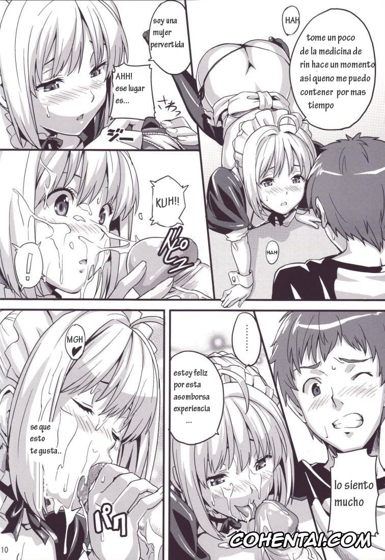 Fate/stay night porno, Saber | Arturia Pendragon porno, Shirou Emiya porno, Outama King of Soul (Fate/stay night), pagina 8