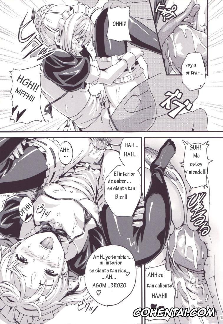 Fate/stay night xxx, Saber | Arturia Pendragon xxx, Shirou Emiya xxx, Outama King of Soul (Fate/stay night), pagina 13