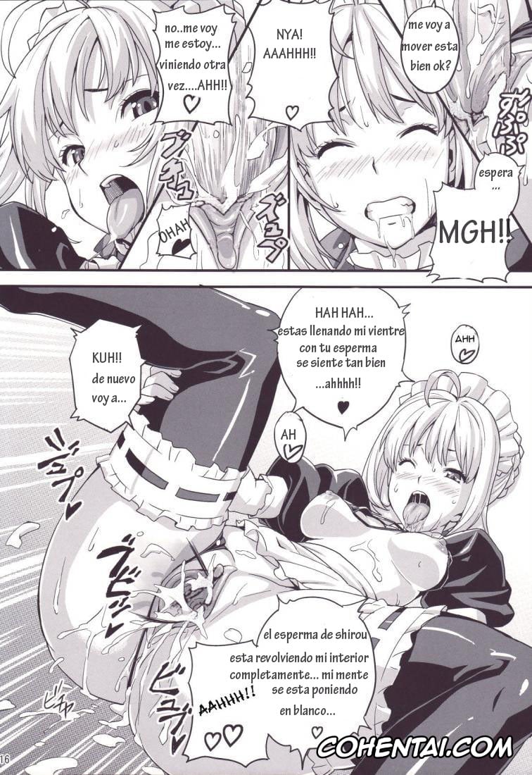 Fate/stay night porno, Saber | Arturia Pendragon porno, Shirou Emiya porno, Outama King of Soul (Fate/stay night), pagina 14