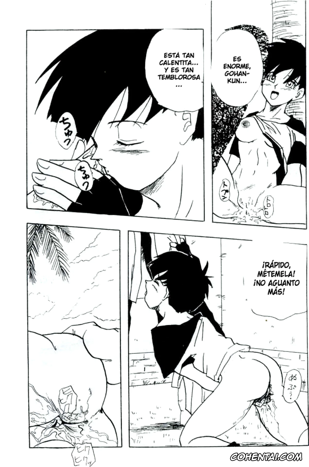 Dragon Ball Z hentai, Son Gohan hentai, Son Goten hentai, Videl hentai, Before the match (Dragon Ball Z), pagina 6