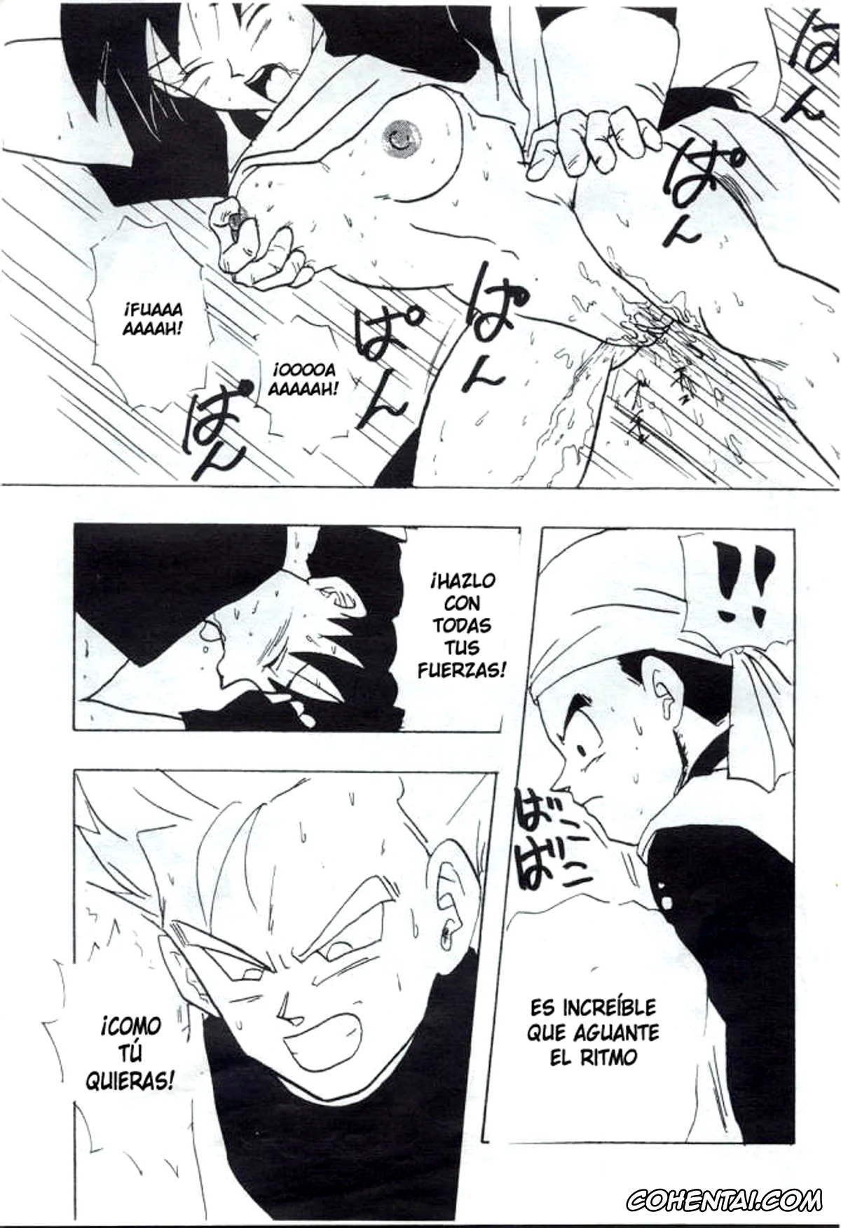 Dragon Ball Z porno, Son Gohan porno, Son Goten porno, Videl porno, Before the match (Dragon Ball Z), pagina 8