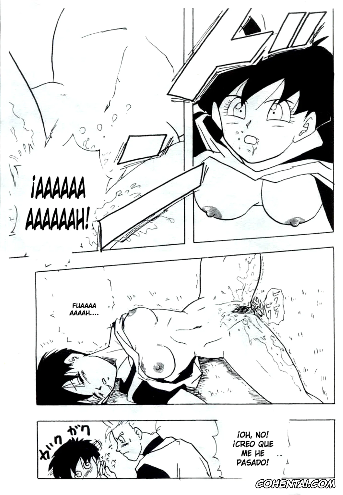Dragon Ball Z hentai, Son Gohan hentai, Son Goten hentai, Videl hentai, Before the match (Dragon Ball Z), pagina 9