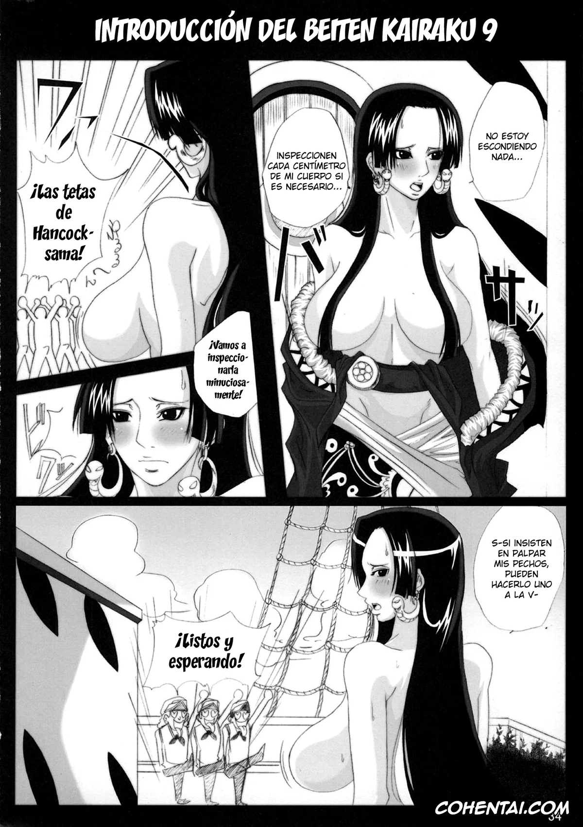 One Piece xxx, Boa Hancock xxx, Momonga xxx, Saint Charloss xxx, Benten Kairaku 11 Hebirei (One Piece), pagina 4