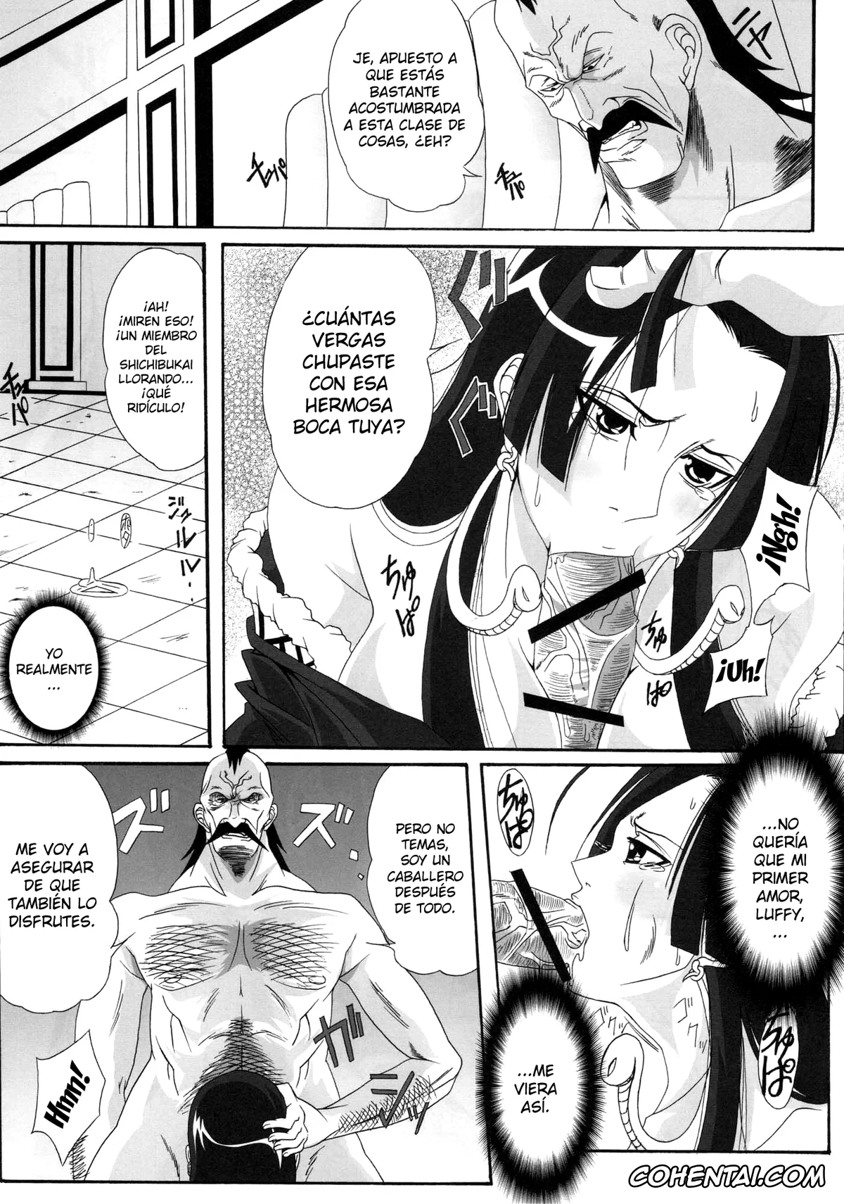 One Piece hentai, Boa Hancock hentai, Momonga hentai, Saint Charloss hentai, Benten Kairaku 11 Hebirei (One Piece), pagina 15
