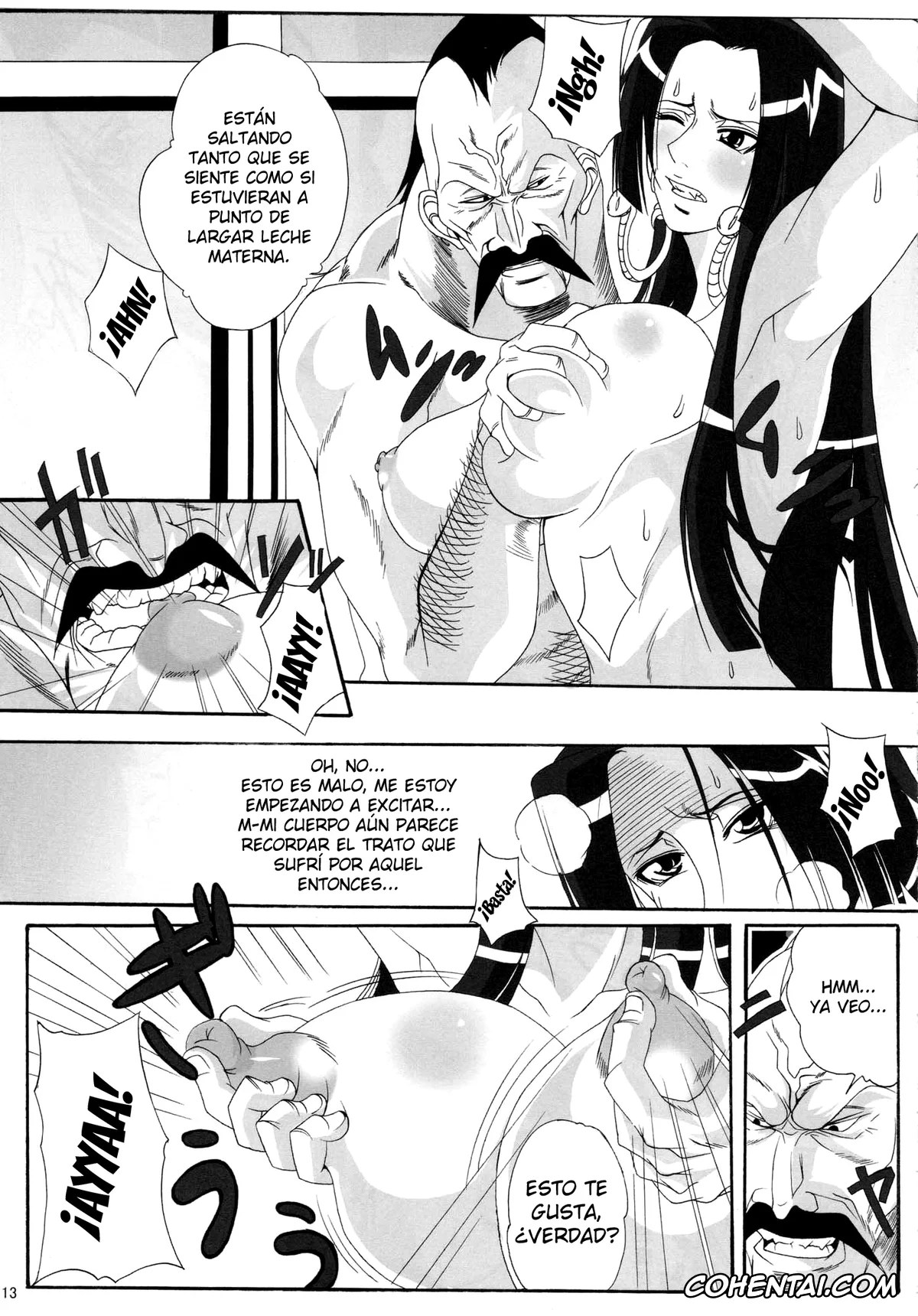 One Piece porno, Boa Hancock porno, Momonga porno, Saint Charloss porno, Benten Kairaku 11 Hebirei (One Piece), pagina 17